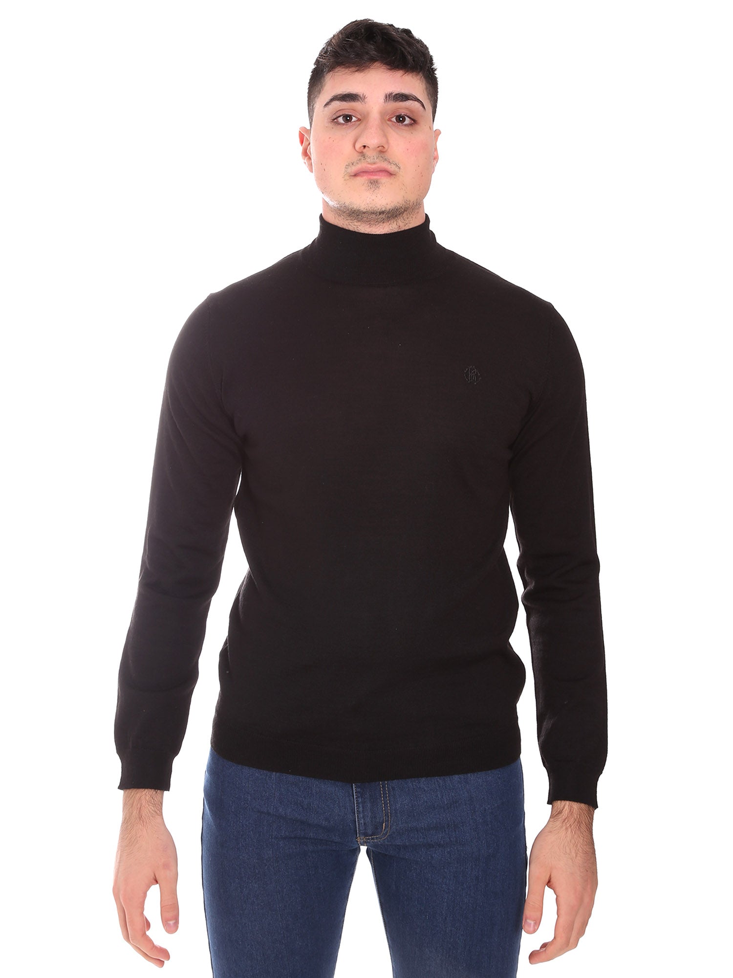 Maglie a collo alto Nero Roberto Cavalli