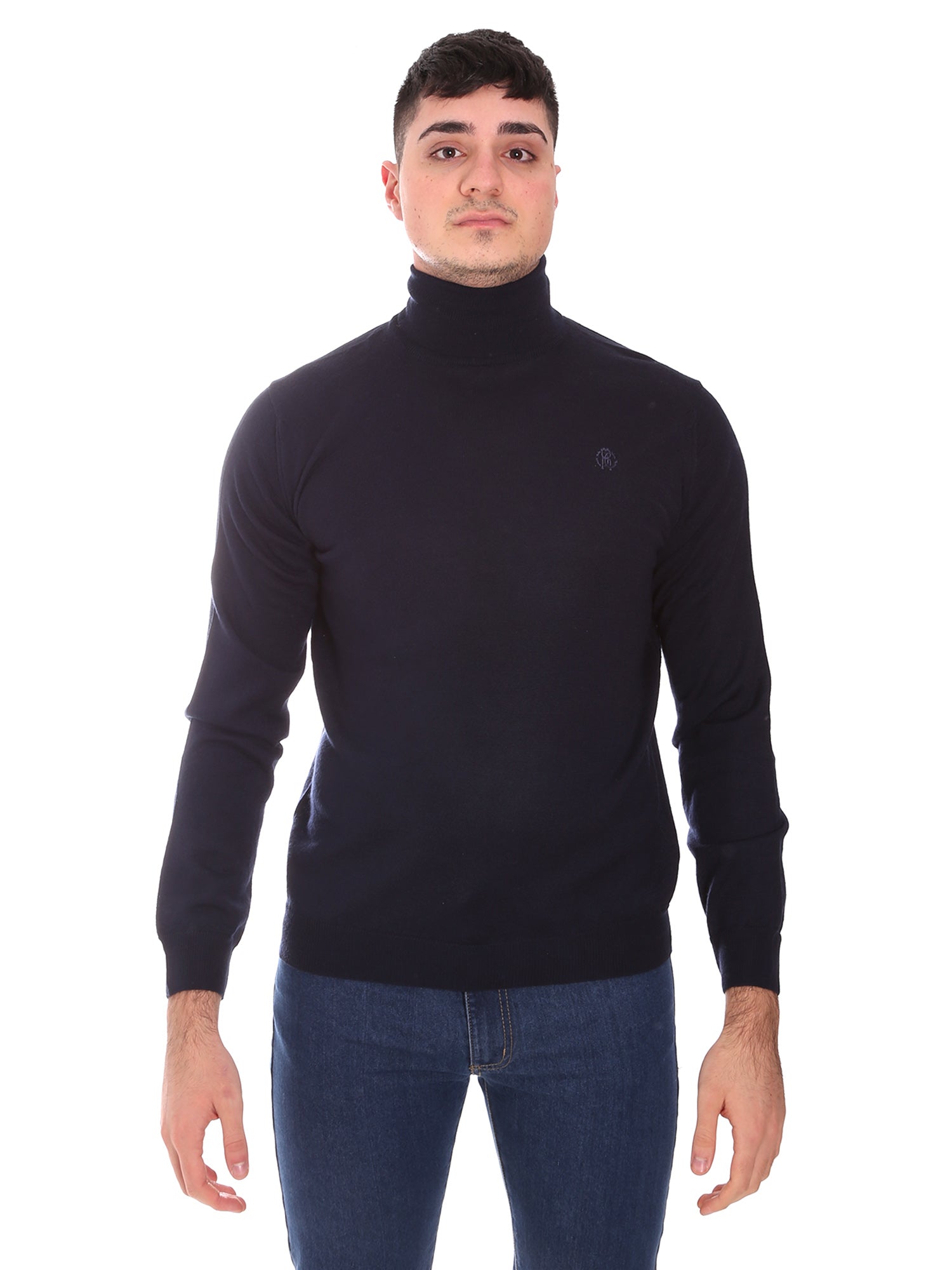 Maglie a collo alto Blu Roberto Cavalli