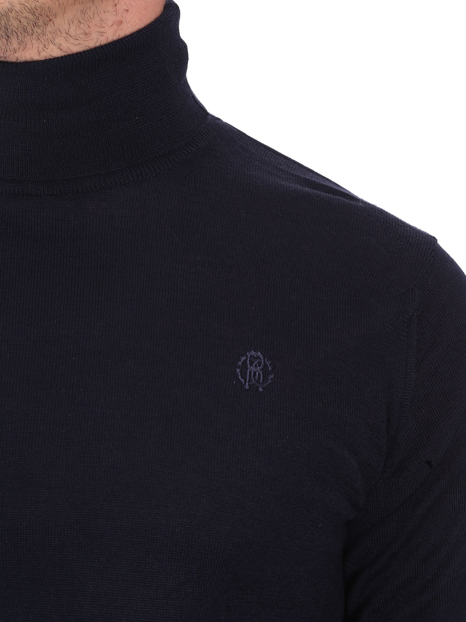 Maglie a collo alto Blu Roberto Cavalli