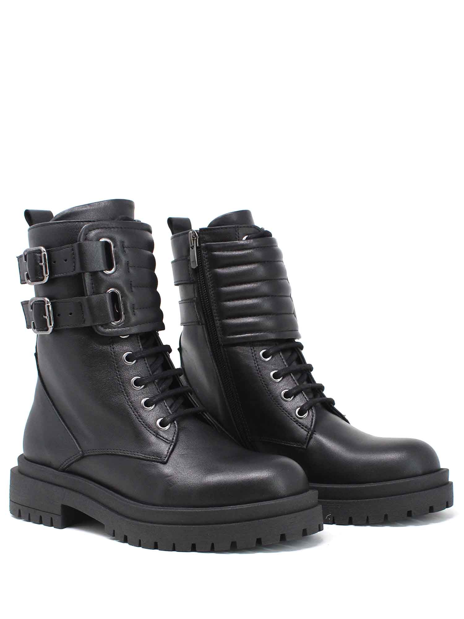 Anfibi Nero Grace Shoes