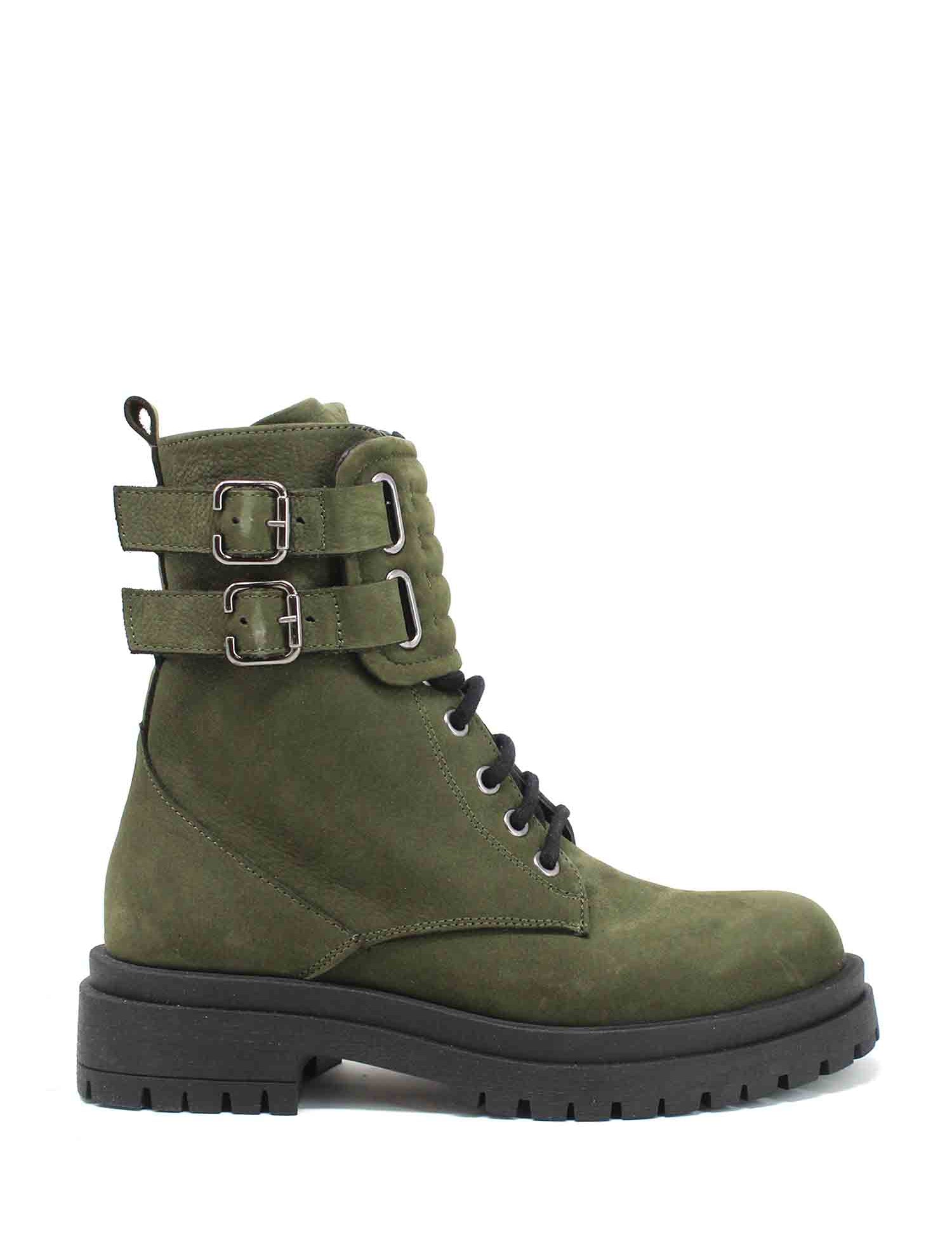 Anfibi Verde Grace Shoes