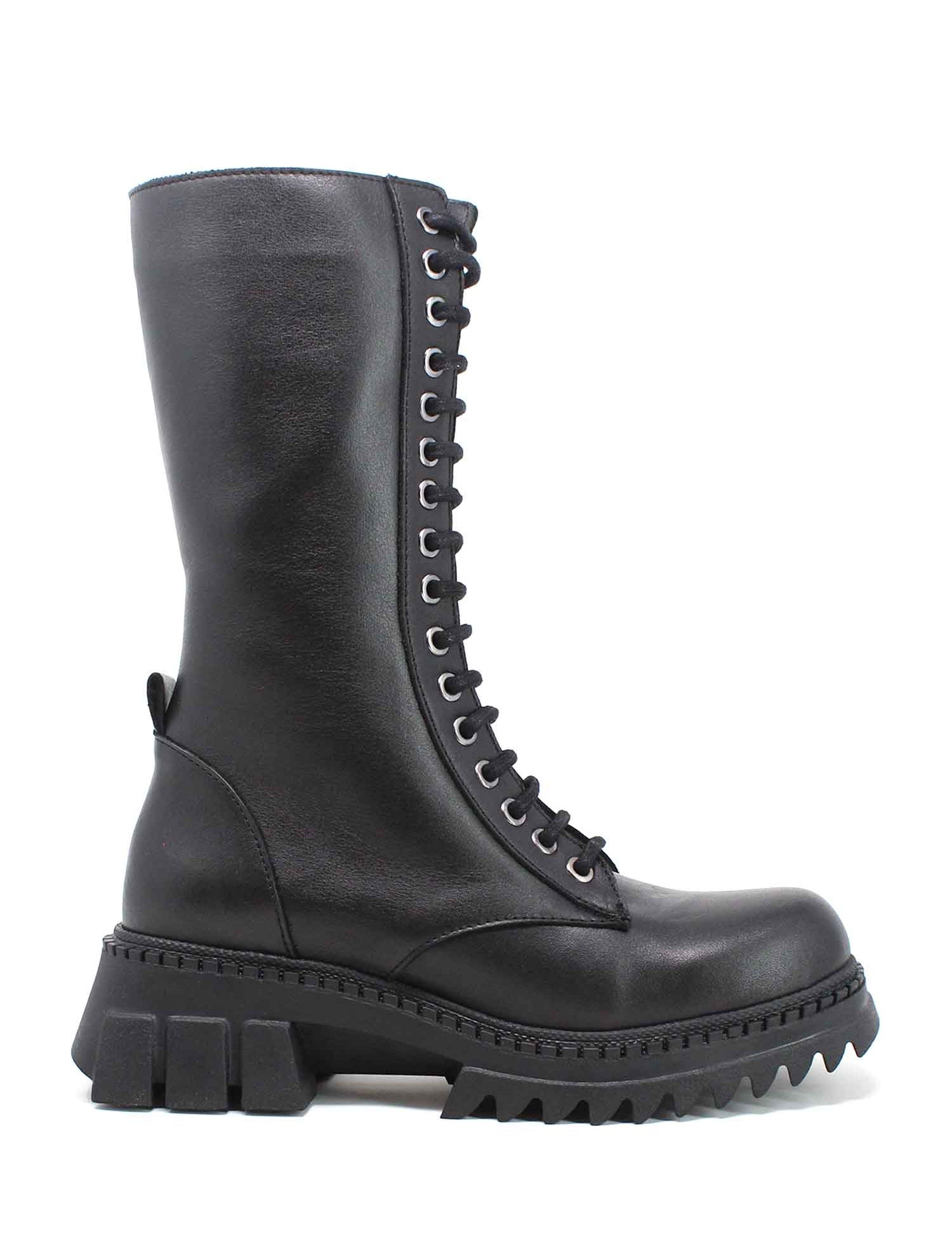 Anfibi Nero Grace Shoes