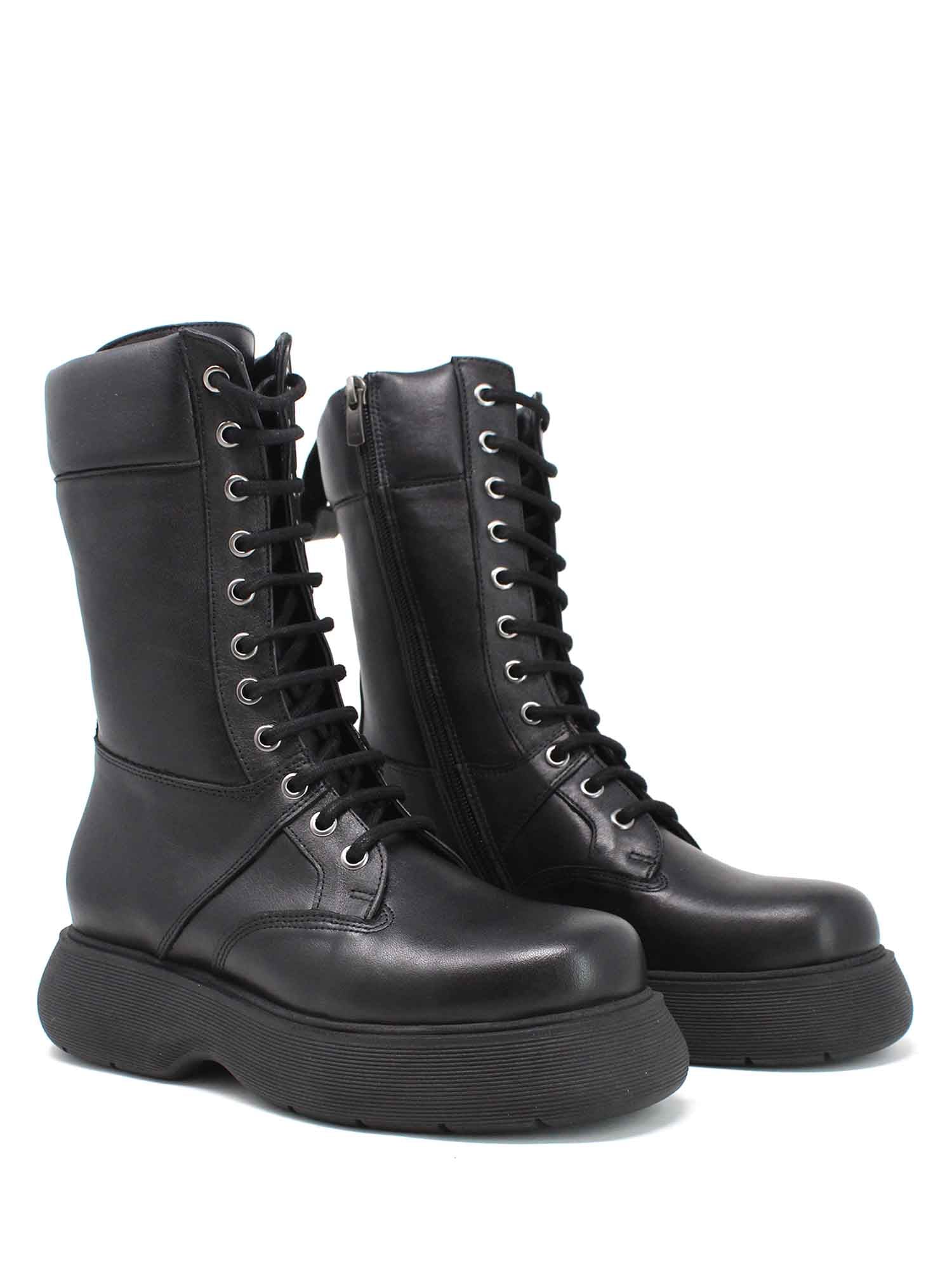 Anfibi Nero Grace Shoes