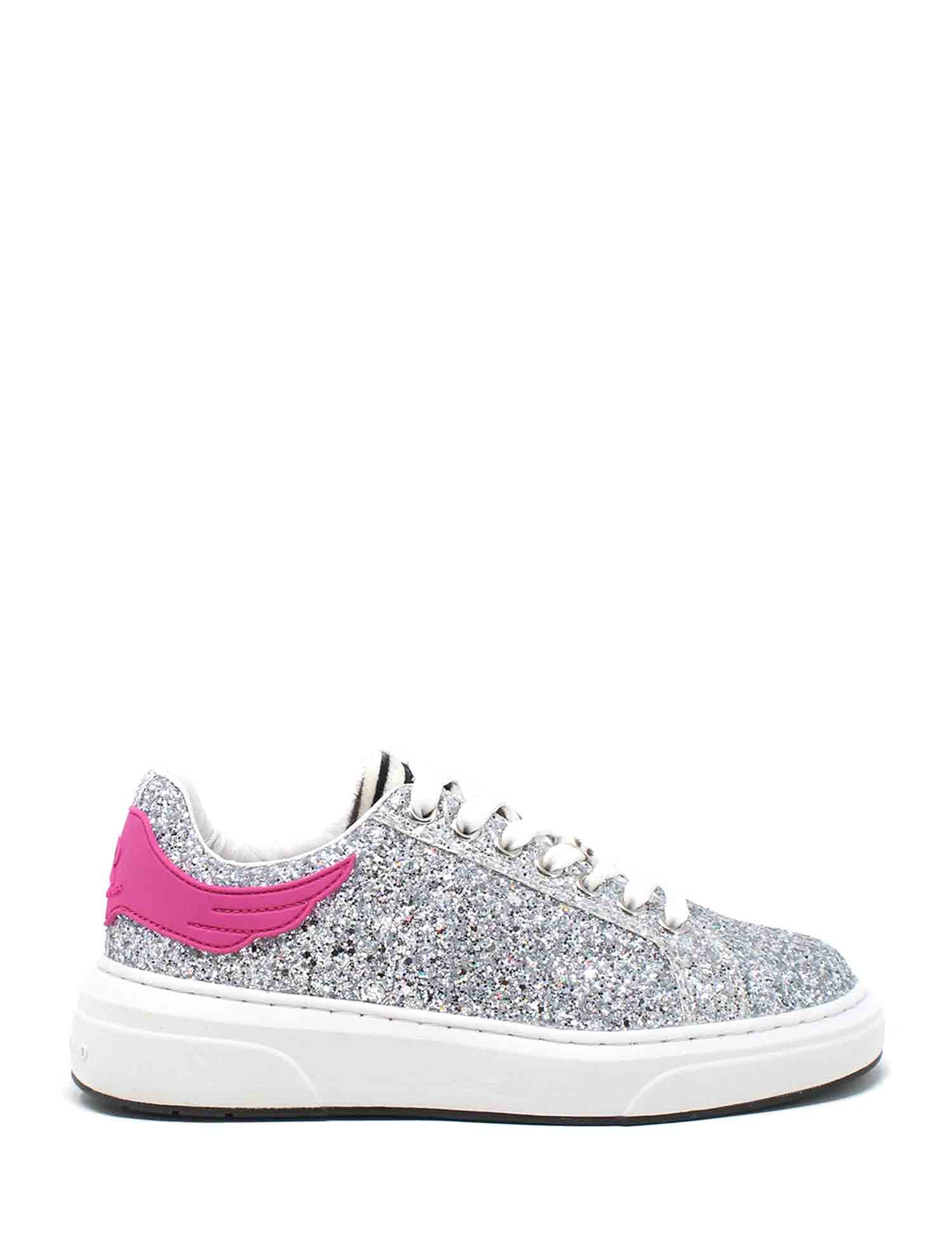Sneakers Argentato John Richmond
