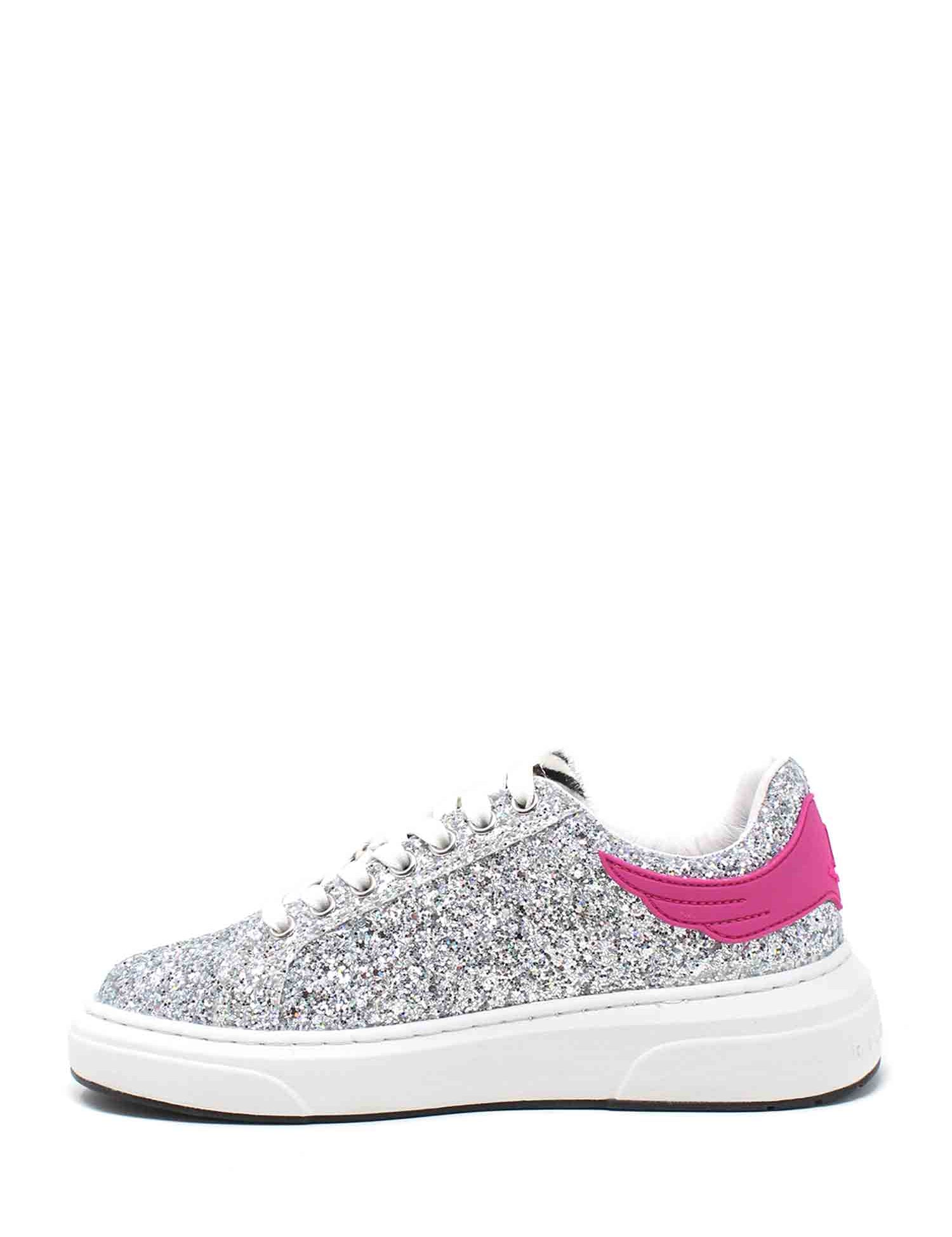 Sneakers Argentato John Richmond