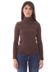 Maglie a collo alto Marrone Pianura Studio