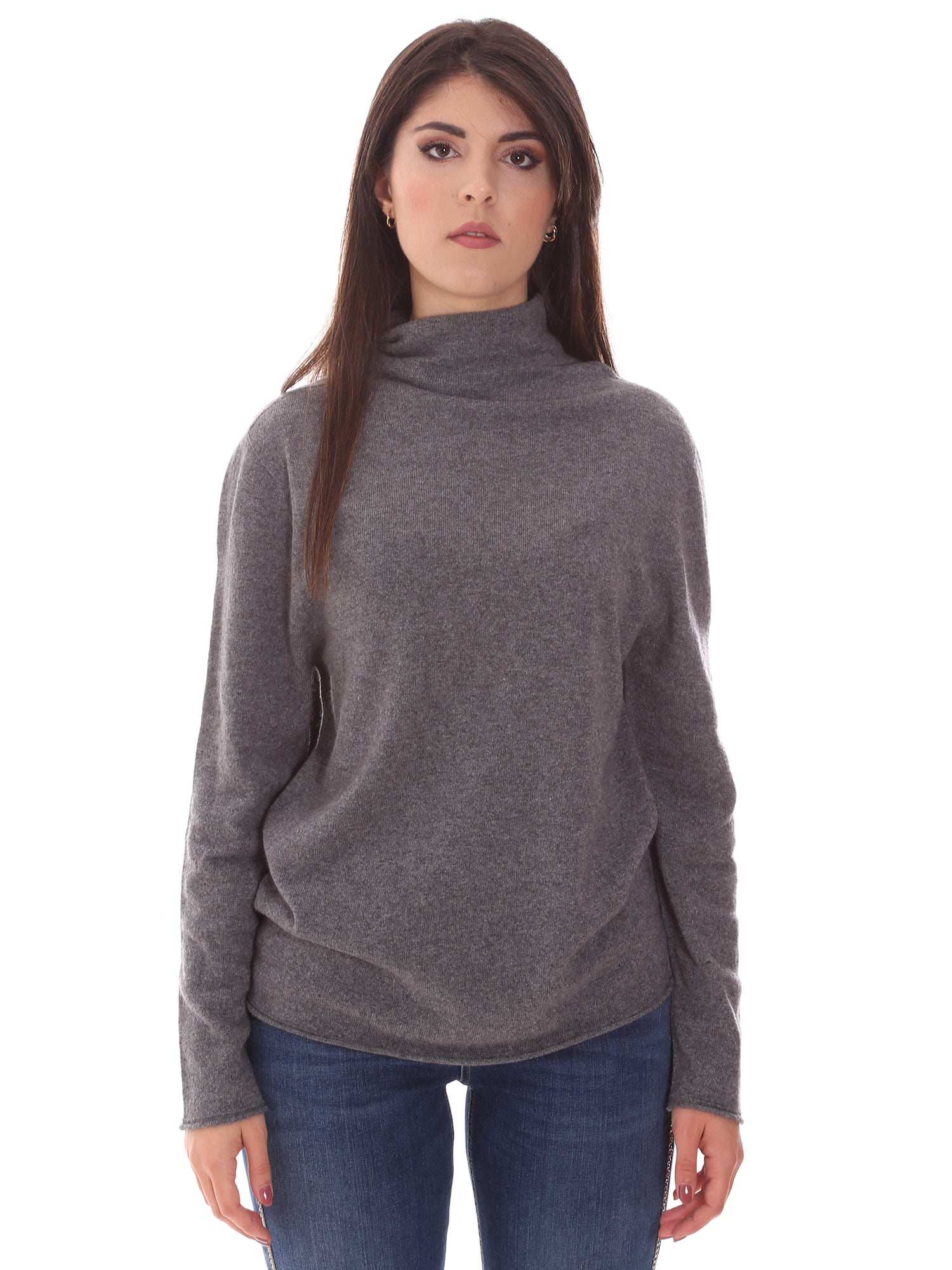 Maglie a collo alto Grigio Pianura Studio