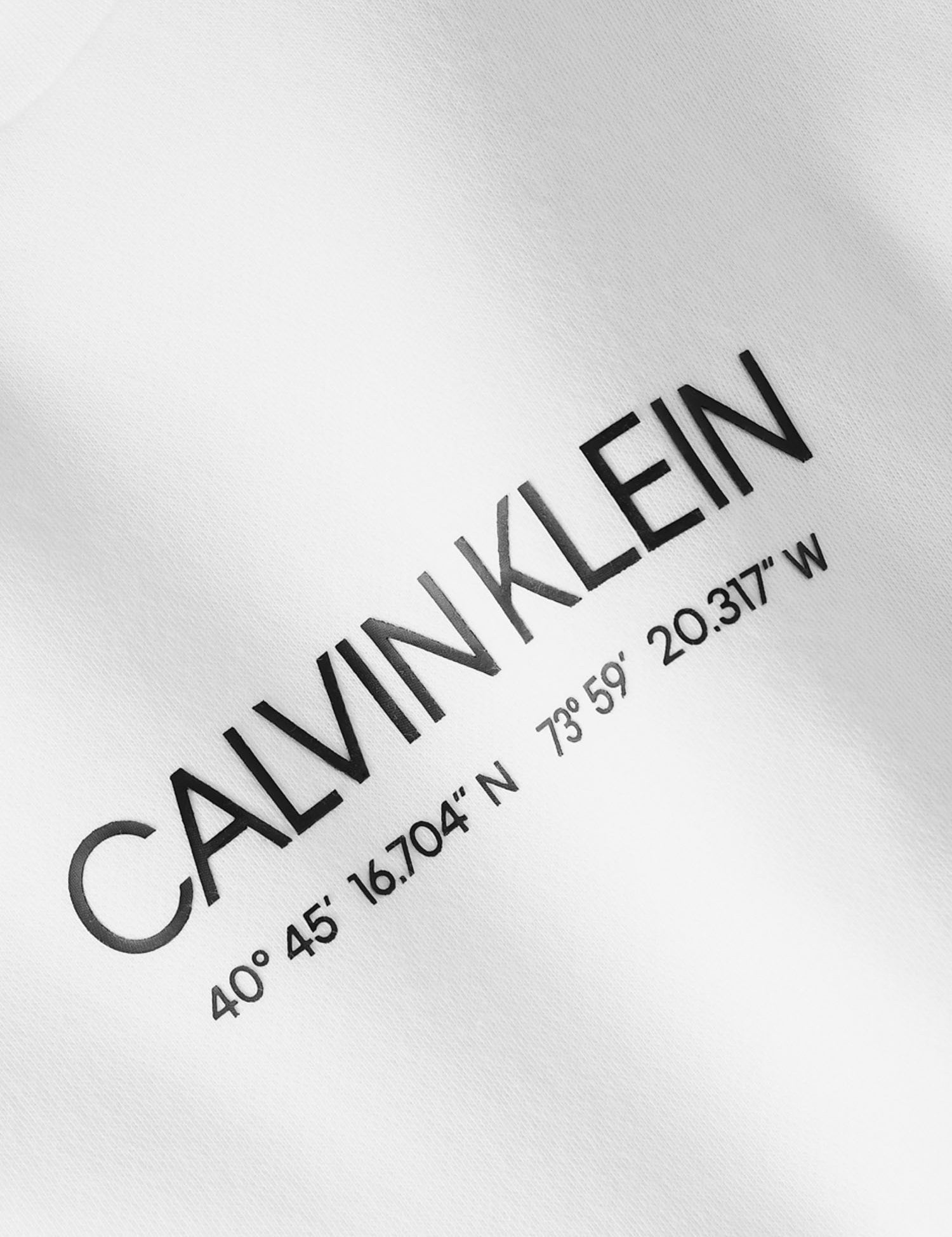Felpe Bianco Calvin Klein
