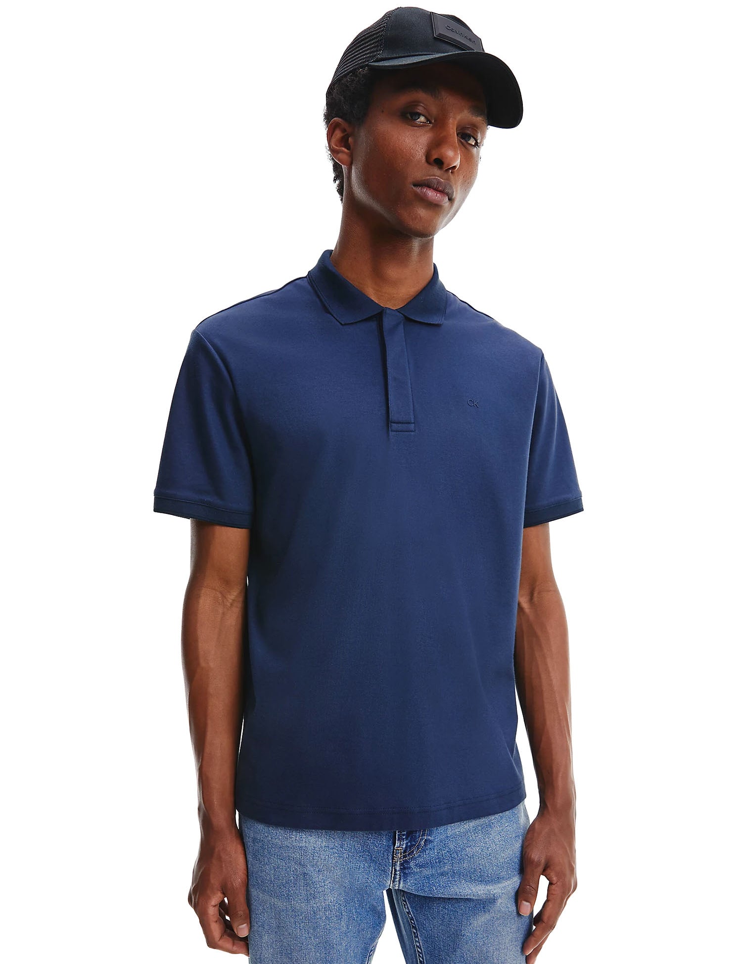 Polo Blu Calvin Klein