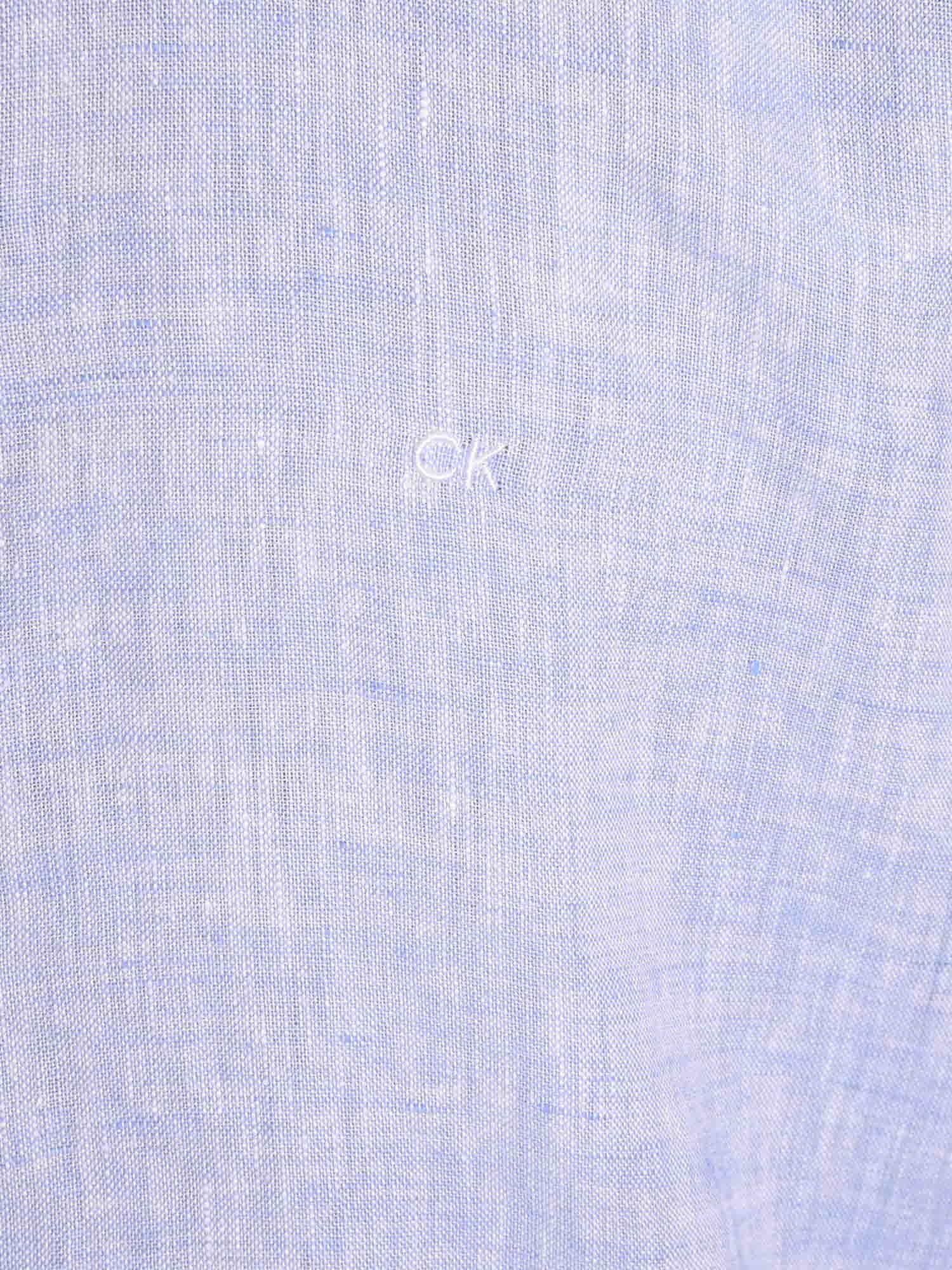 Camicie Blu Calvin Klein