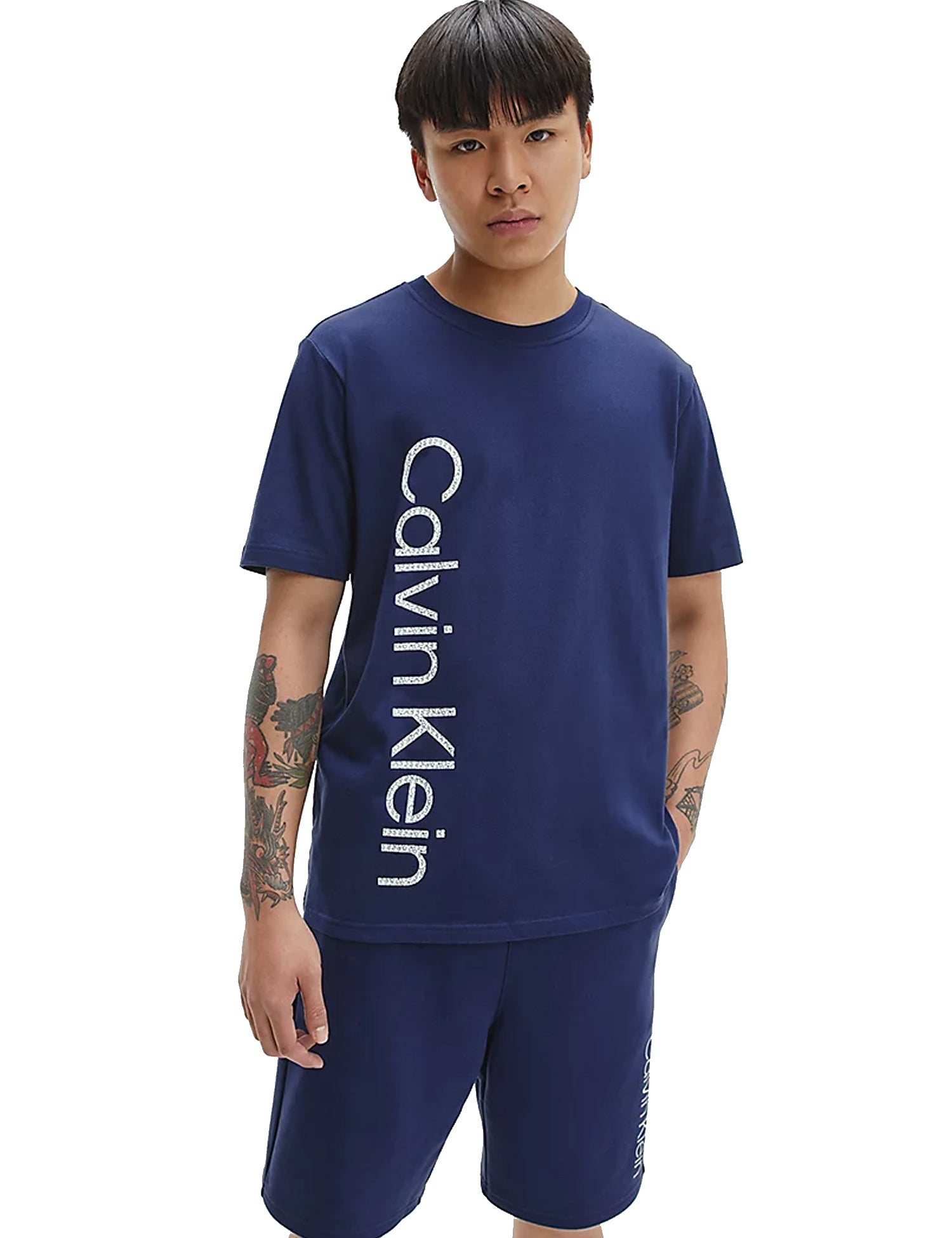 T-shirt Blu Calvin Klein Performance 