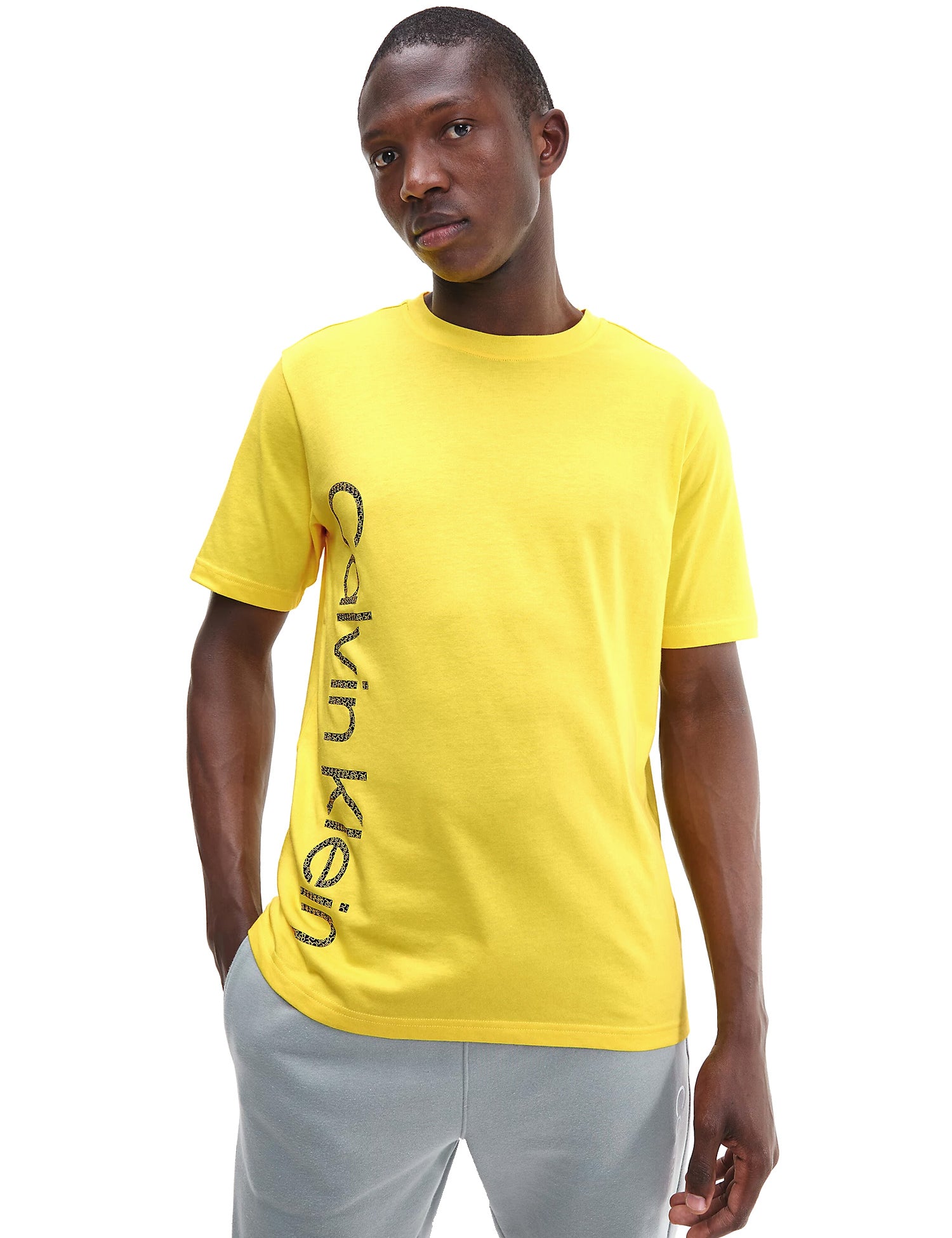 T-shirt Giallo Calvin Klein Performance 