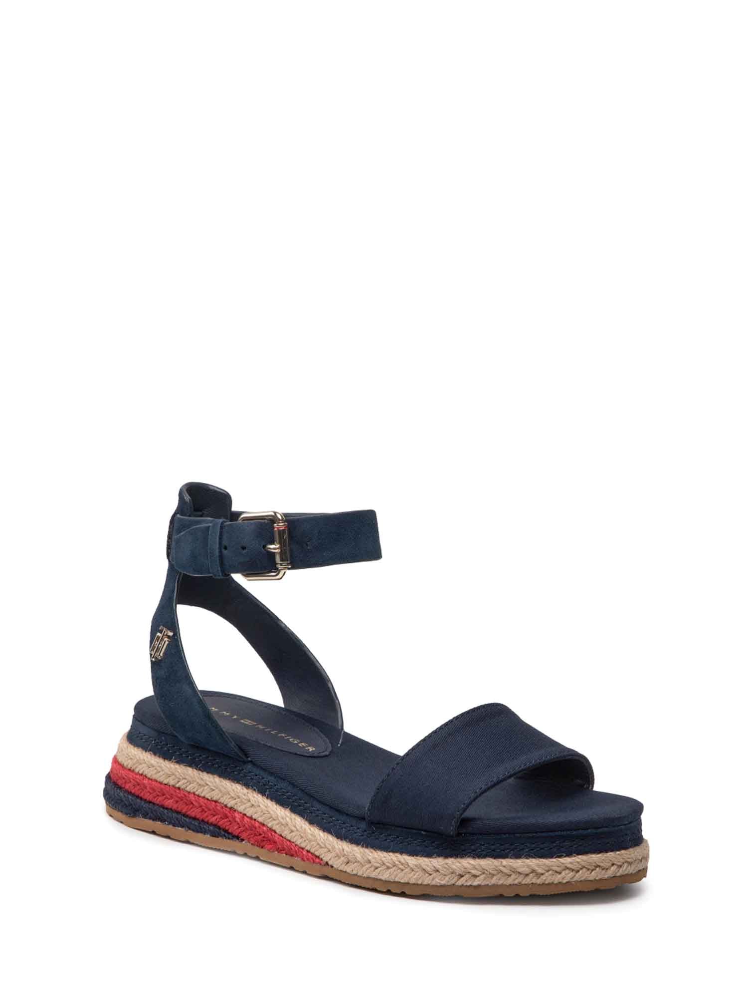 Sandali zeppa Blu Tommy Hilfiger