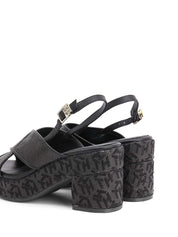 Sandali tacco Nero Tommy Hilfiger