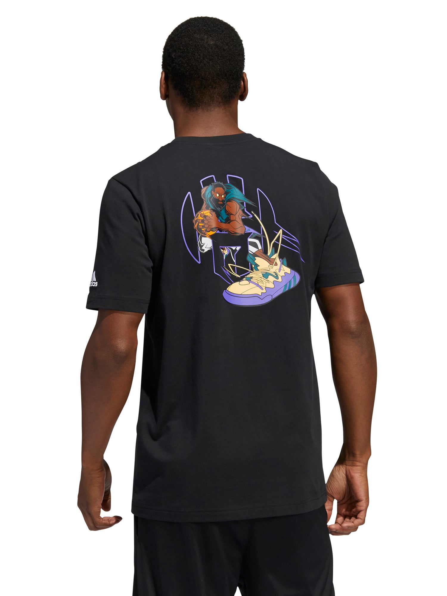 T-shirt Nero Adidas Performance