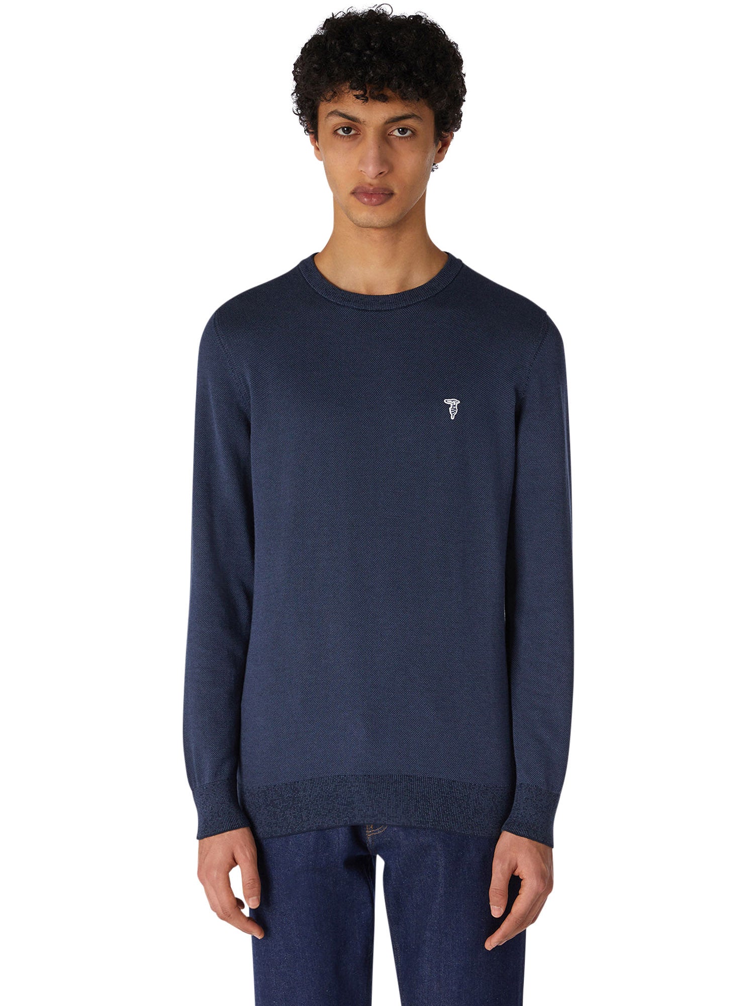 Maglioncini Blu Trussardi Jeans