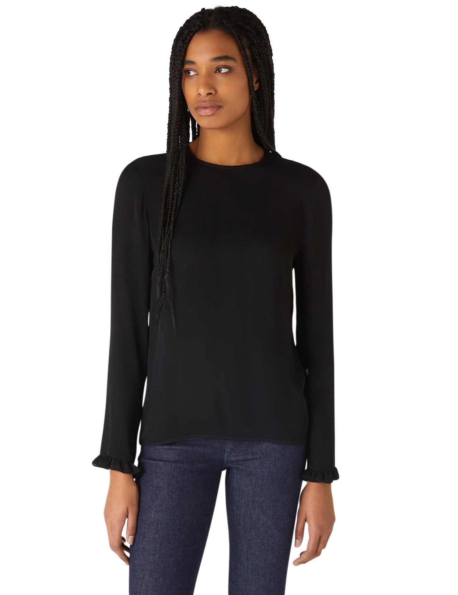 Bluse Nero Trussardi Jeans