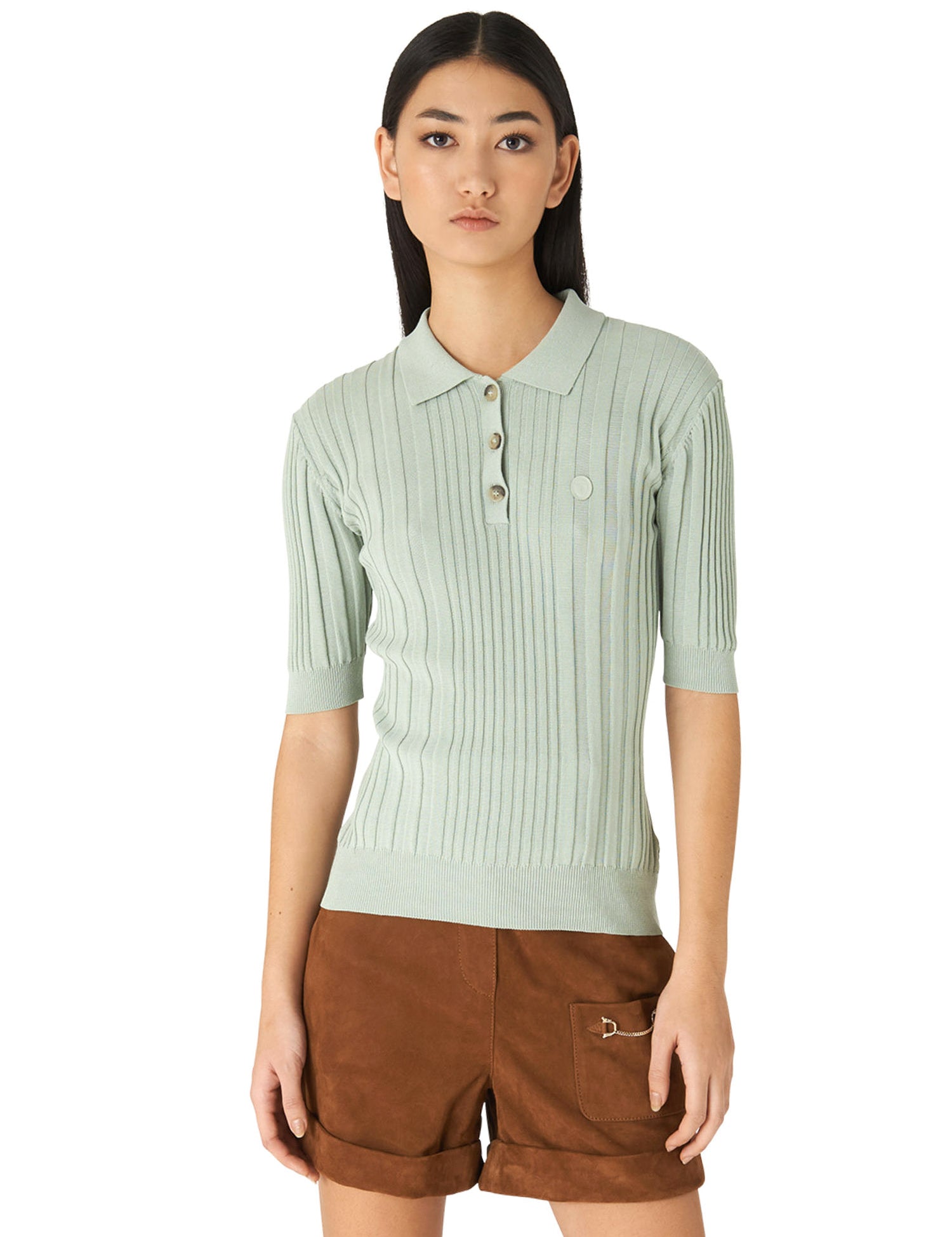 Polo Verde Chiaro Trussardi Jeans