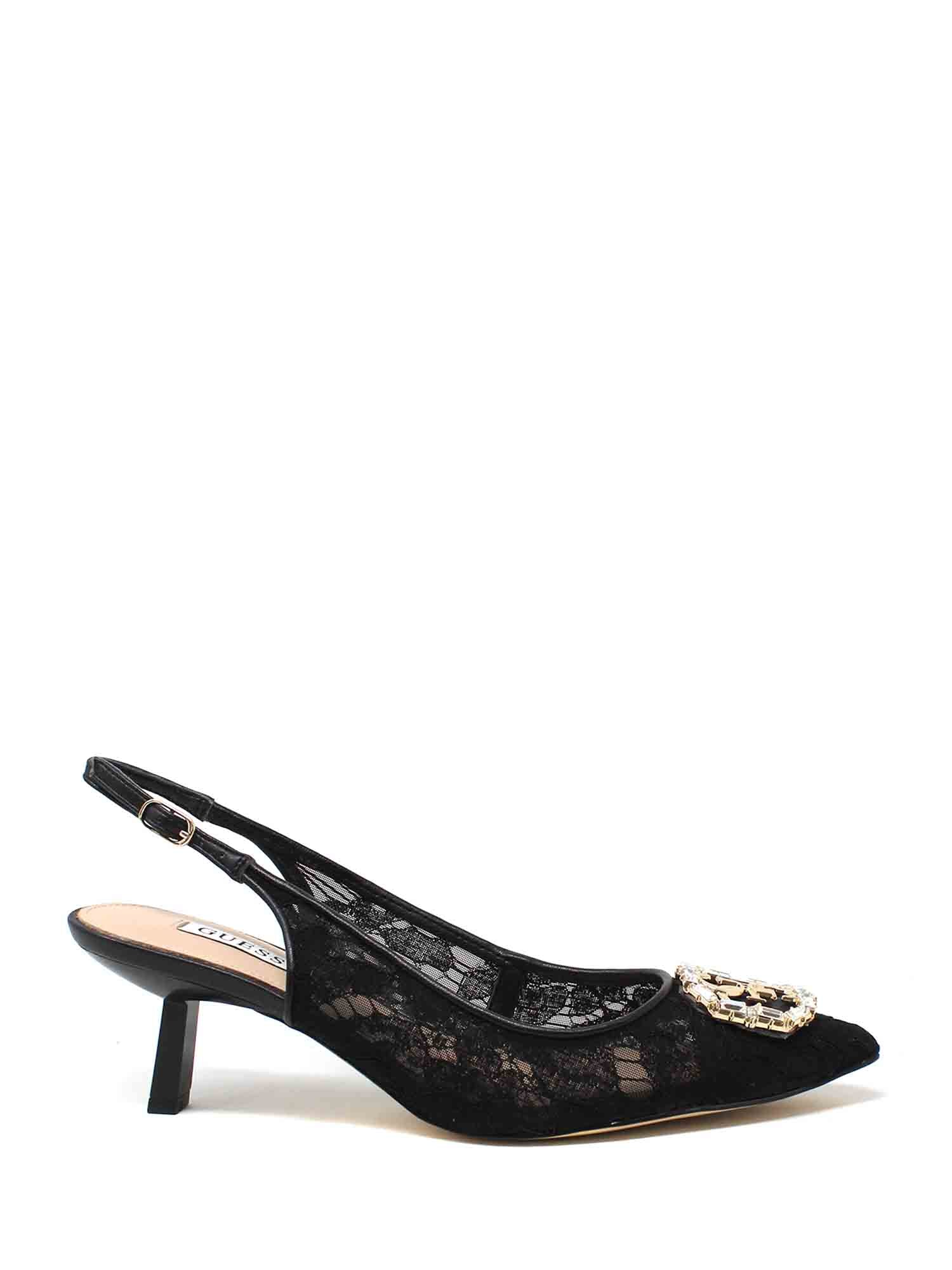 Decolleté Nero Guess