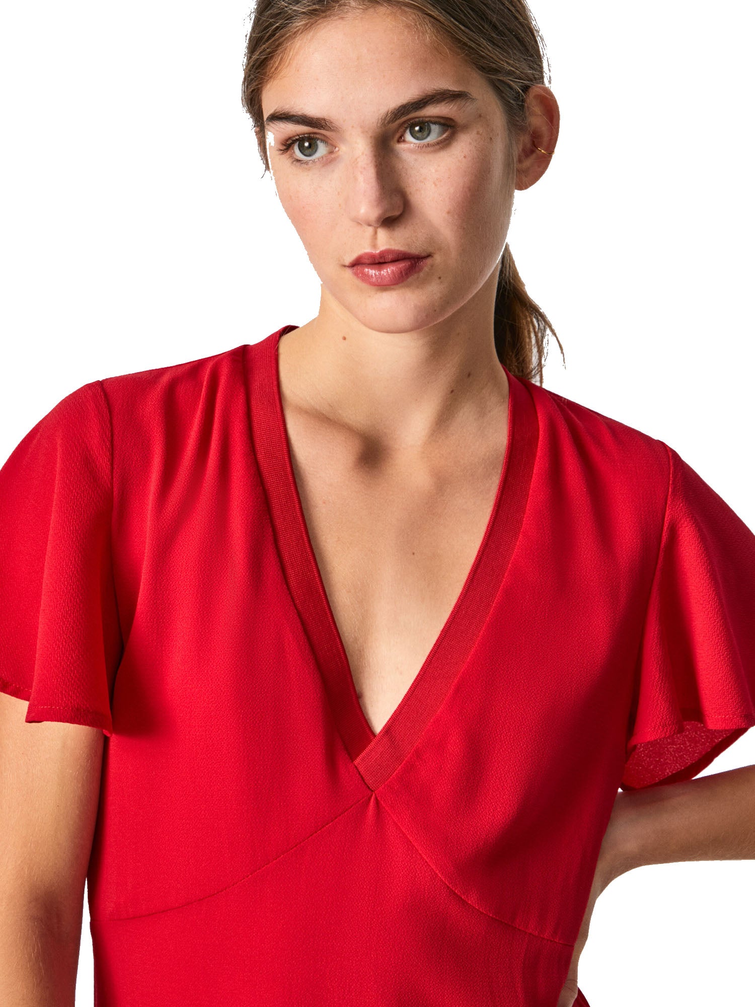 Vestiti Rosso Pepe Jeans
