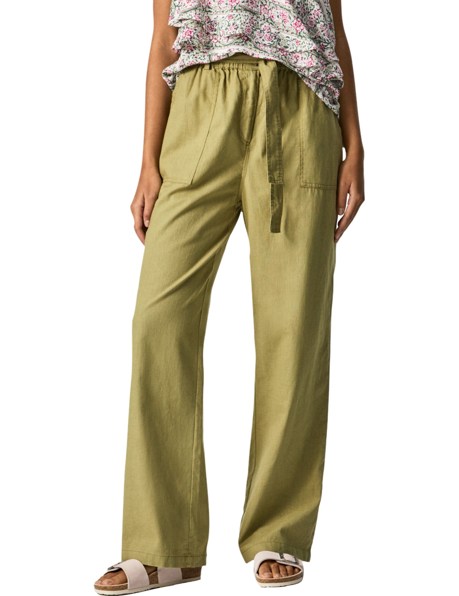 Pantaloni Verde Pepe Jeans