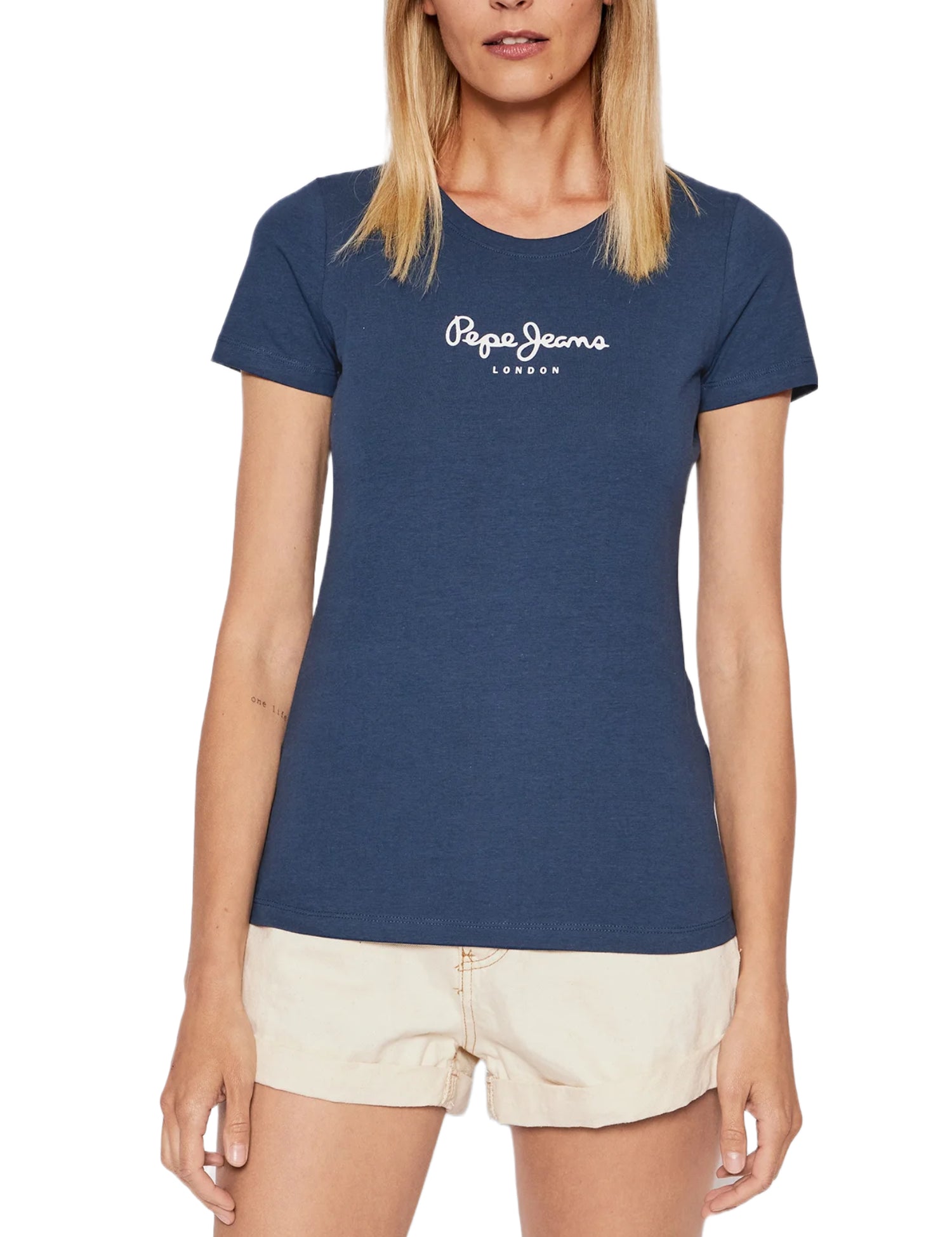 T-shirt Blu Pepe Jeans