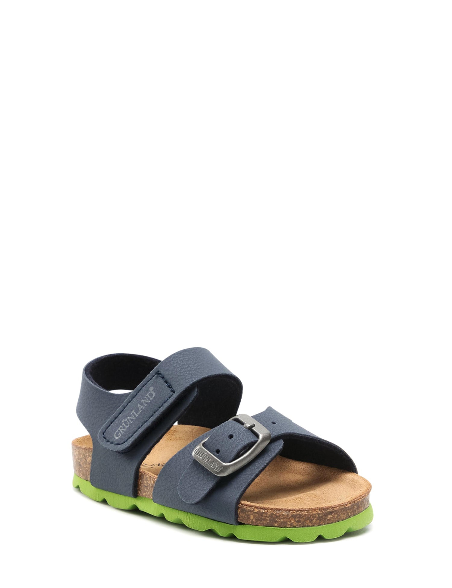 Sandali con strappi Blu Grunland Junior