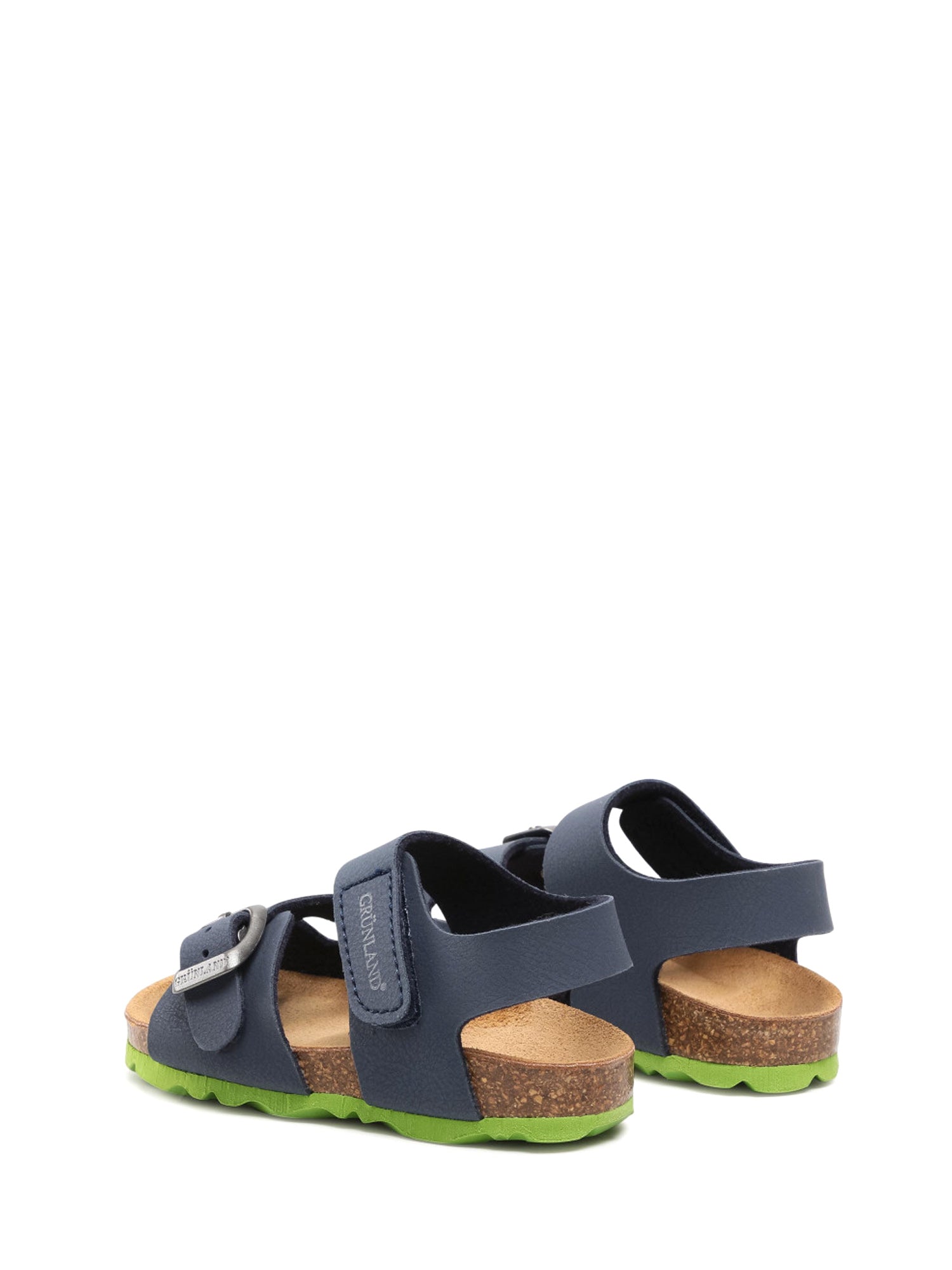 Sandali con strappi Blu Grunland Junior