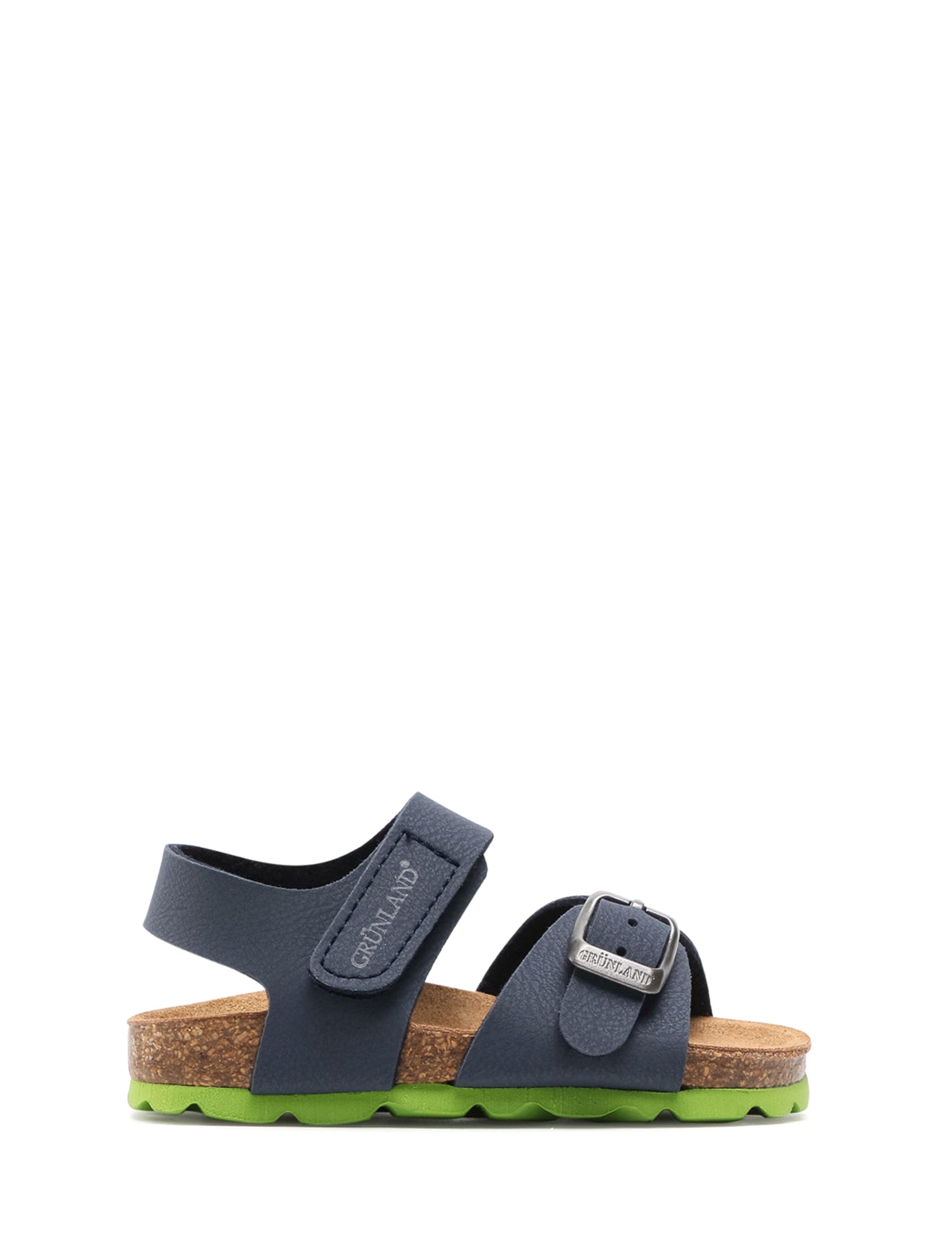 Sandali con strappi Blu Grunland Junior
