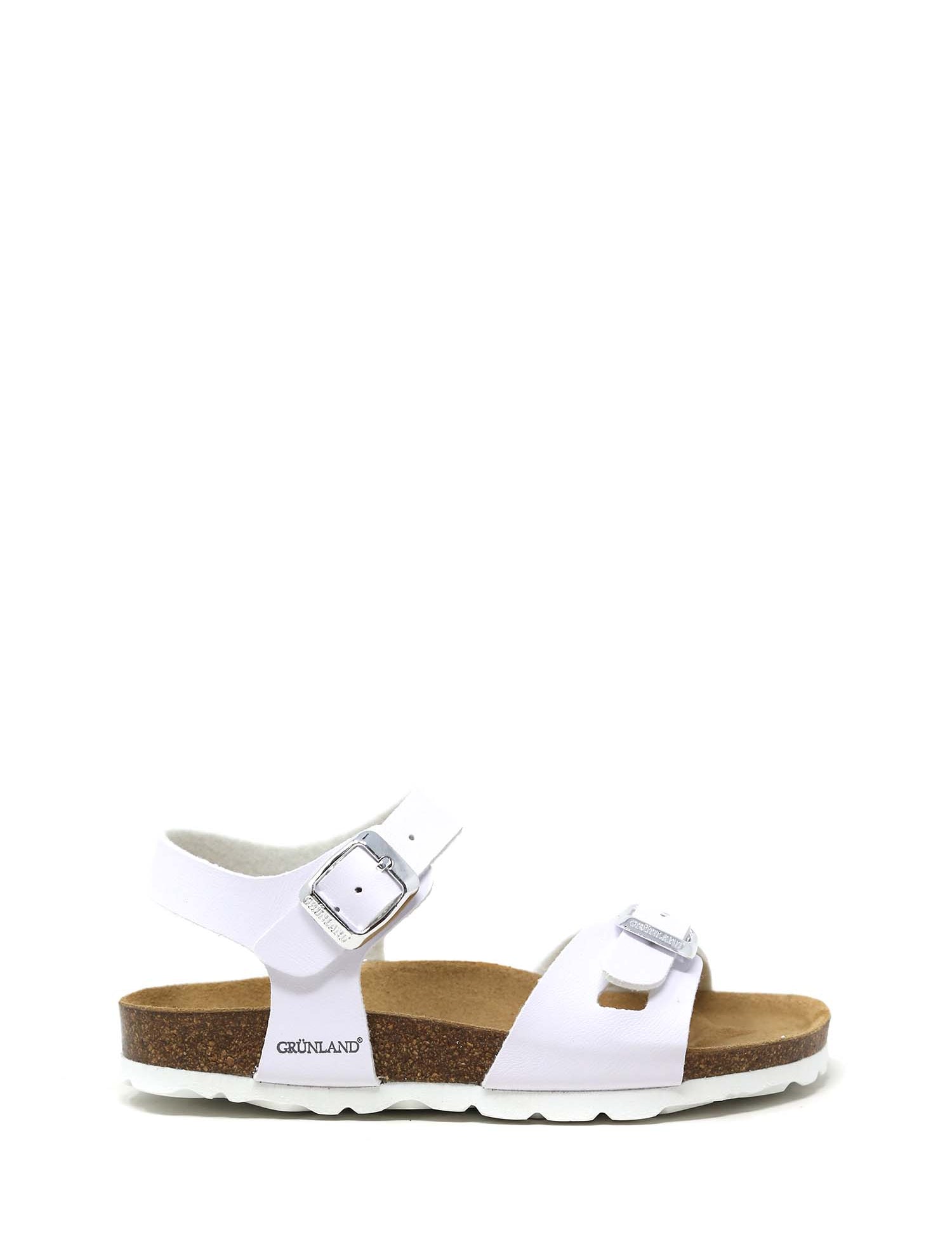 Sandali Bianco Marrone Grunland Junior