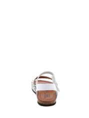 Sandali con strappi Bianco Grunland Junior