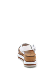 Sandali zeppa Bianco Grunland