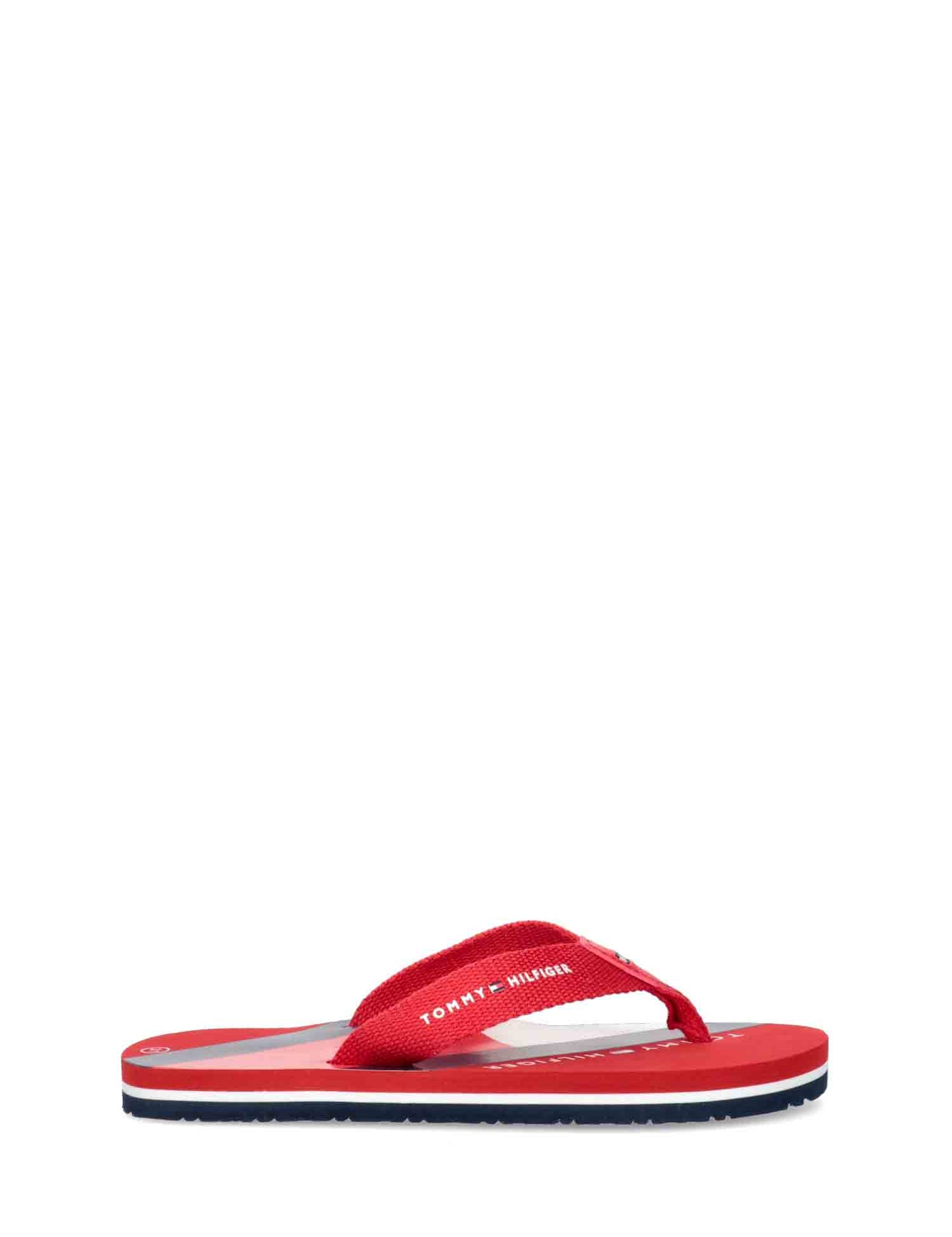 Infradito Rosso Tommy Hilfiger