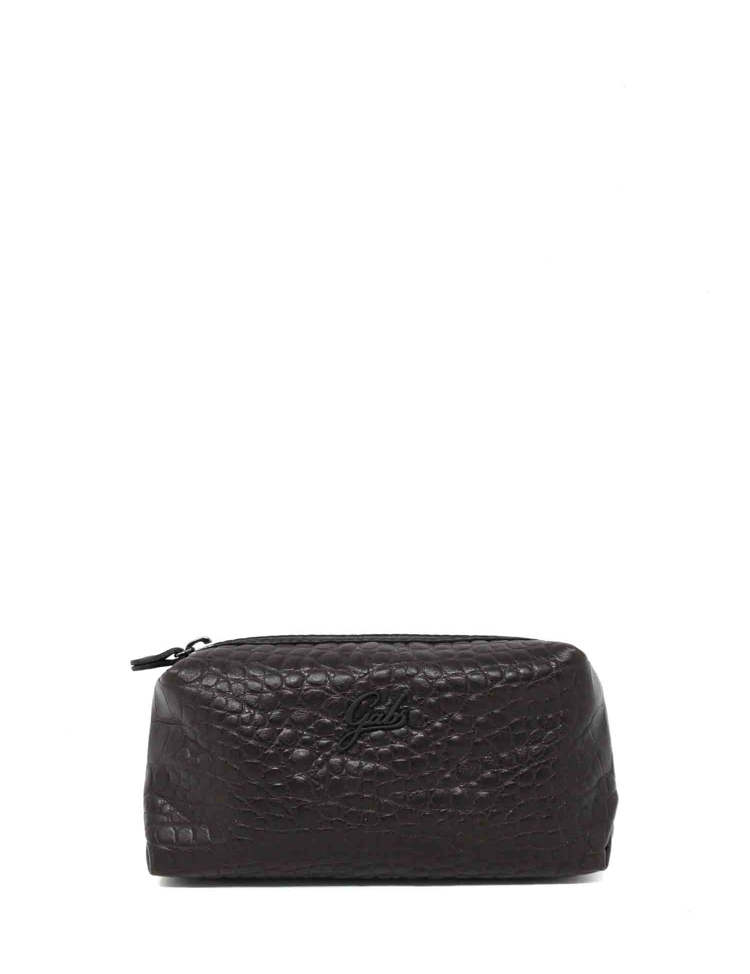 Beauty case Marrone Scuro Gabs