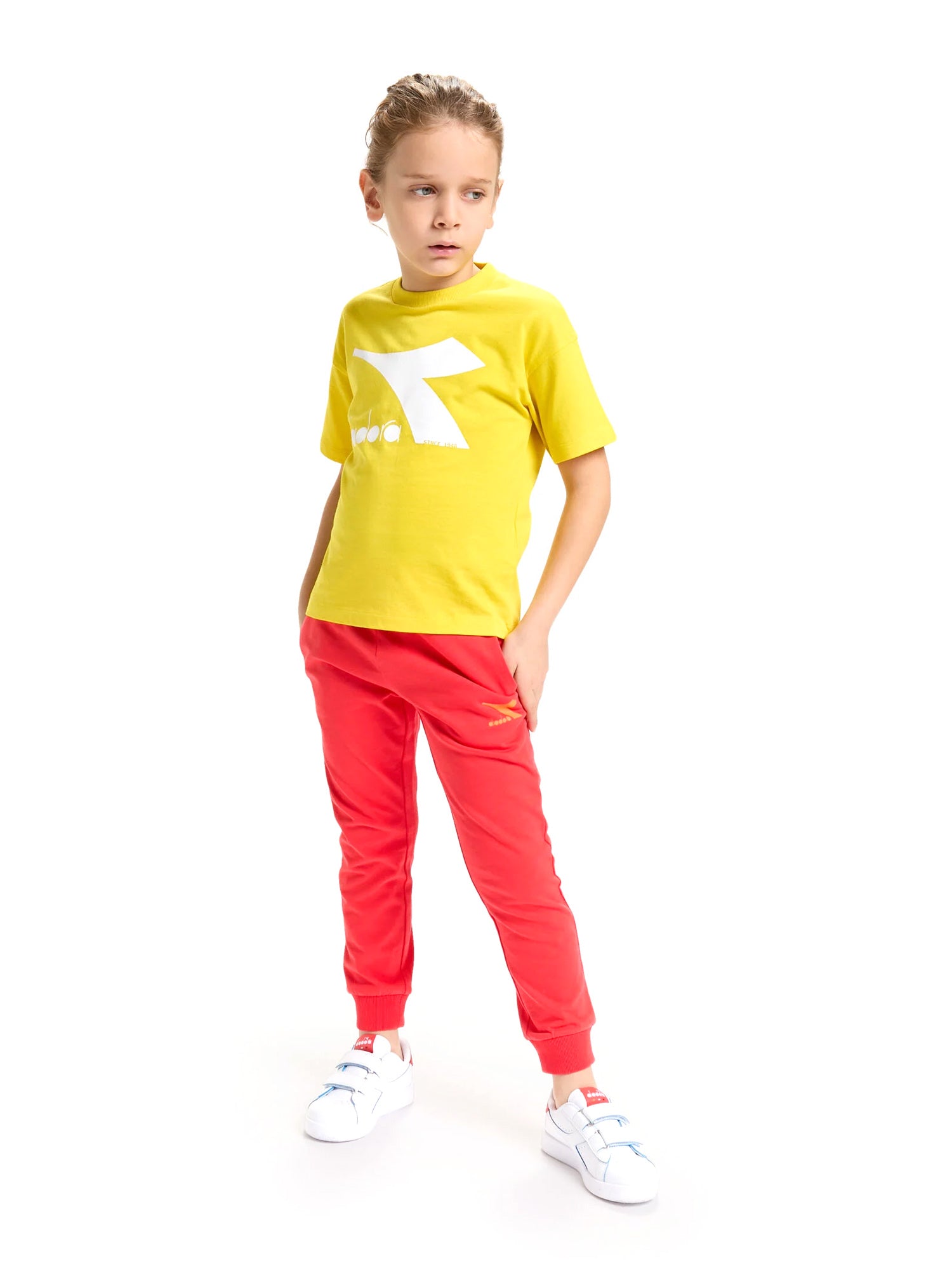 T-shirt Giallo Diadora