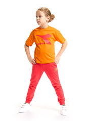 T-shirt Arancio Diadora