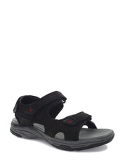Sandali con strappi Nero Lumberjack