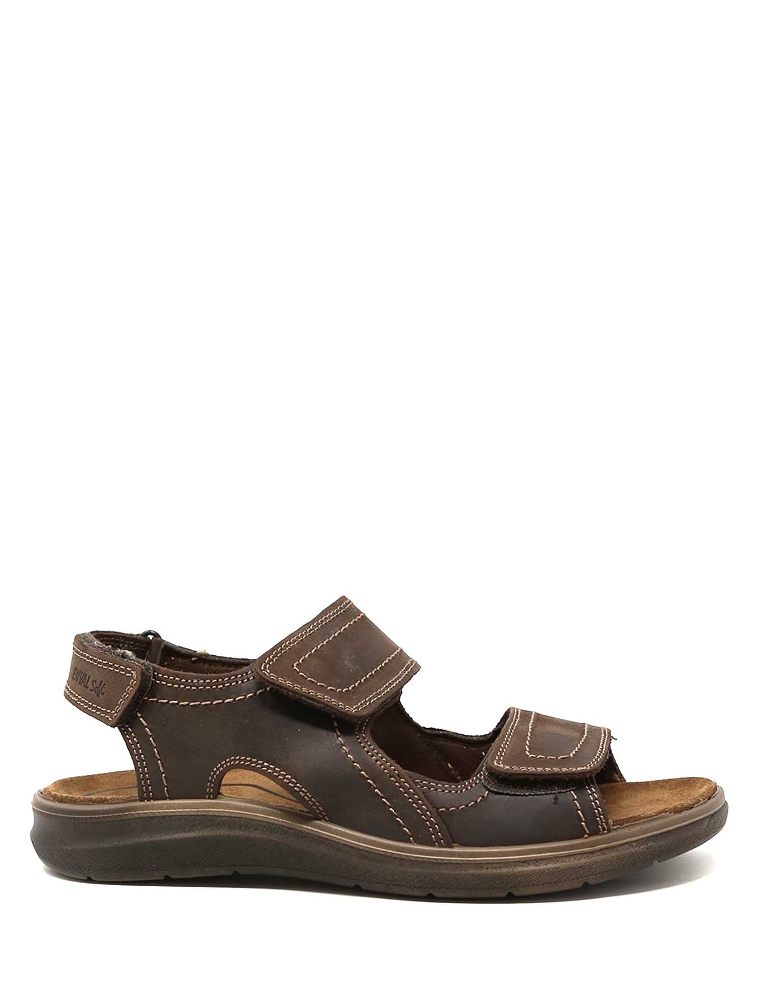 Sandali con strappi Marrone Enval
