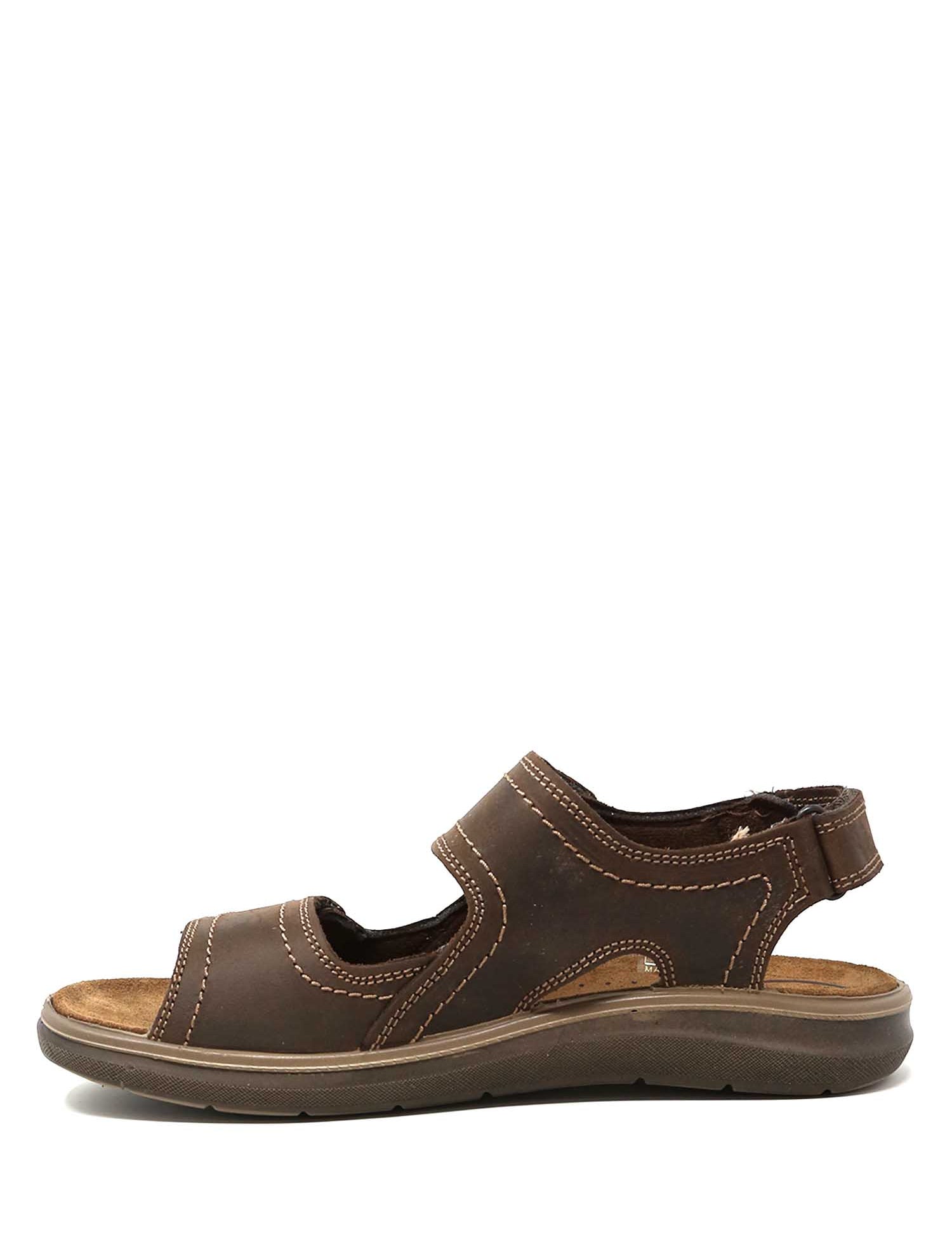 Sandali con strappi Marrone Enval