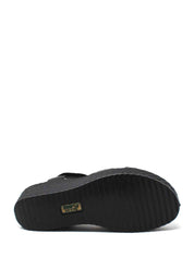 Sandali zeppa Nero Enval