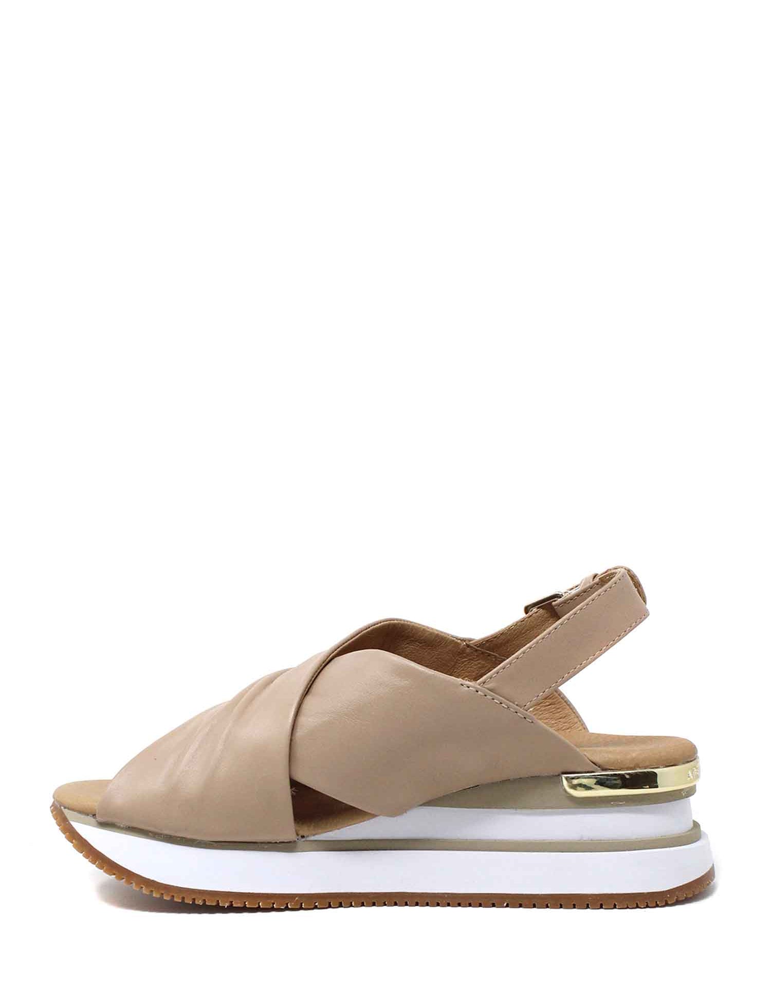 Sandali zeppa Beige Apepazza