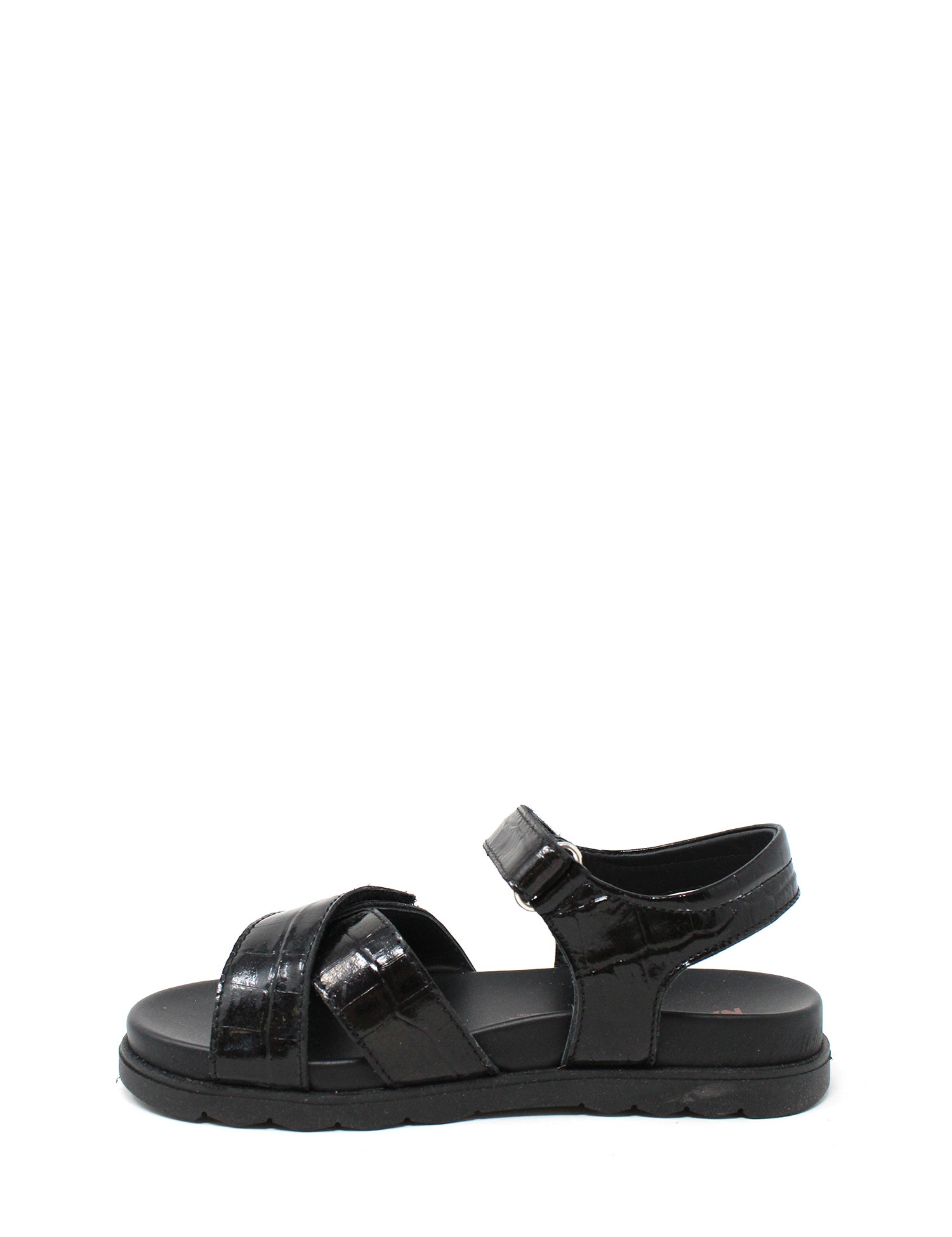 Sandali con strappi Nero Naturino