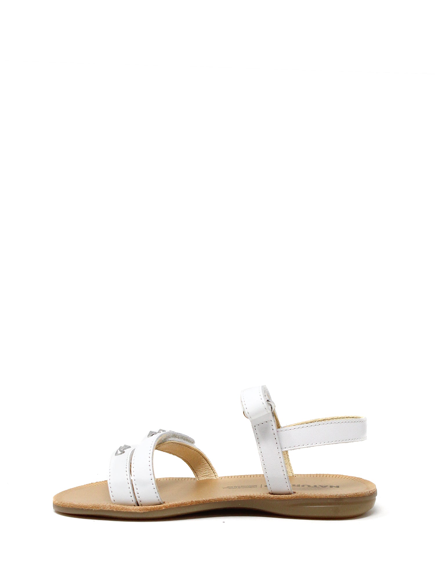 Sandali con strappi Bianco Naturino