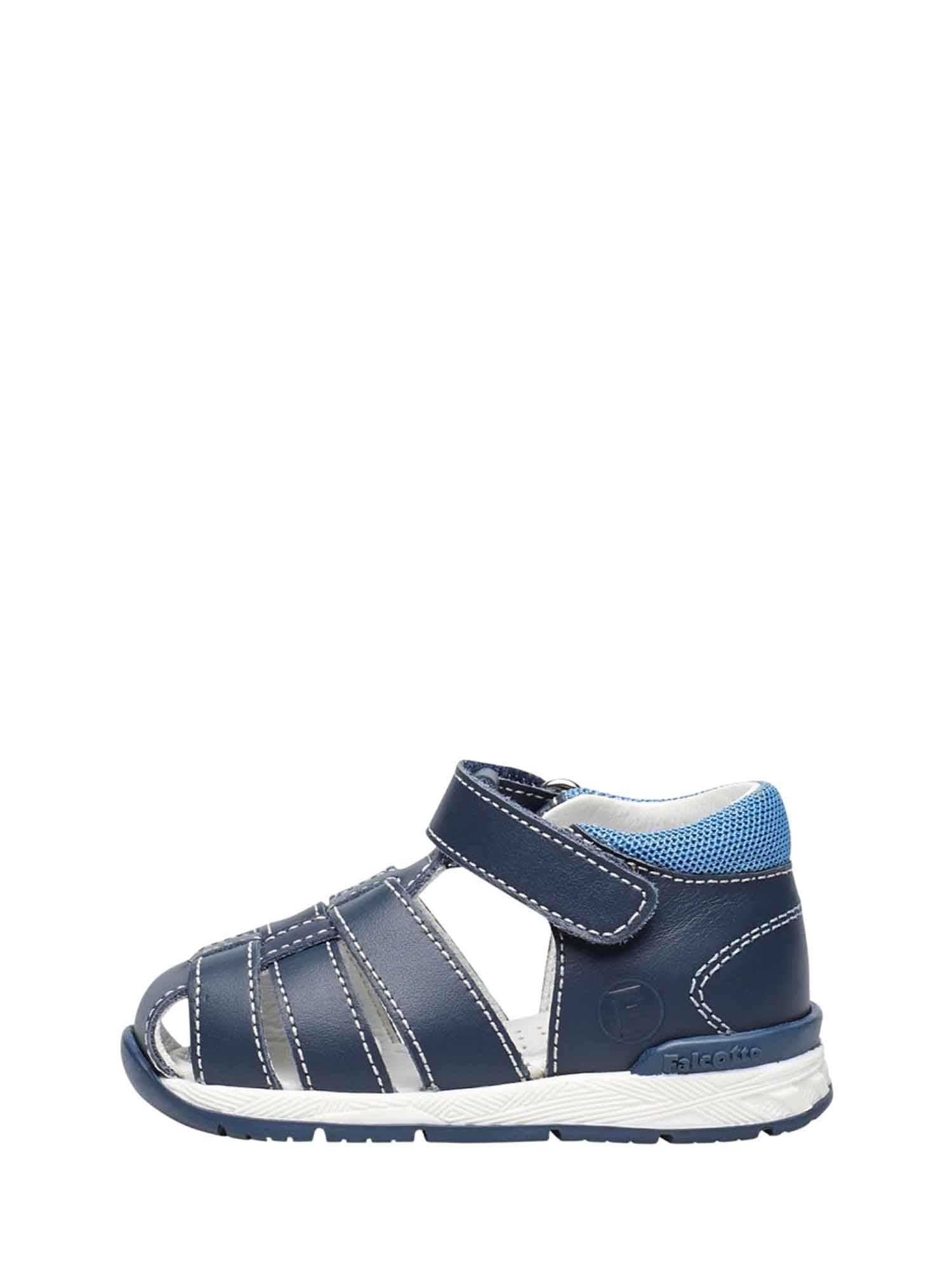 Sandali con strappi Blu Scuro Falcotto