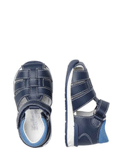Sandali con strappi Blu Scuro Falcotto