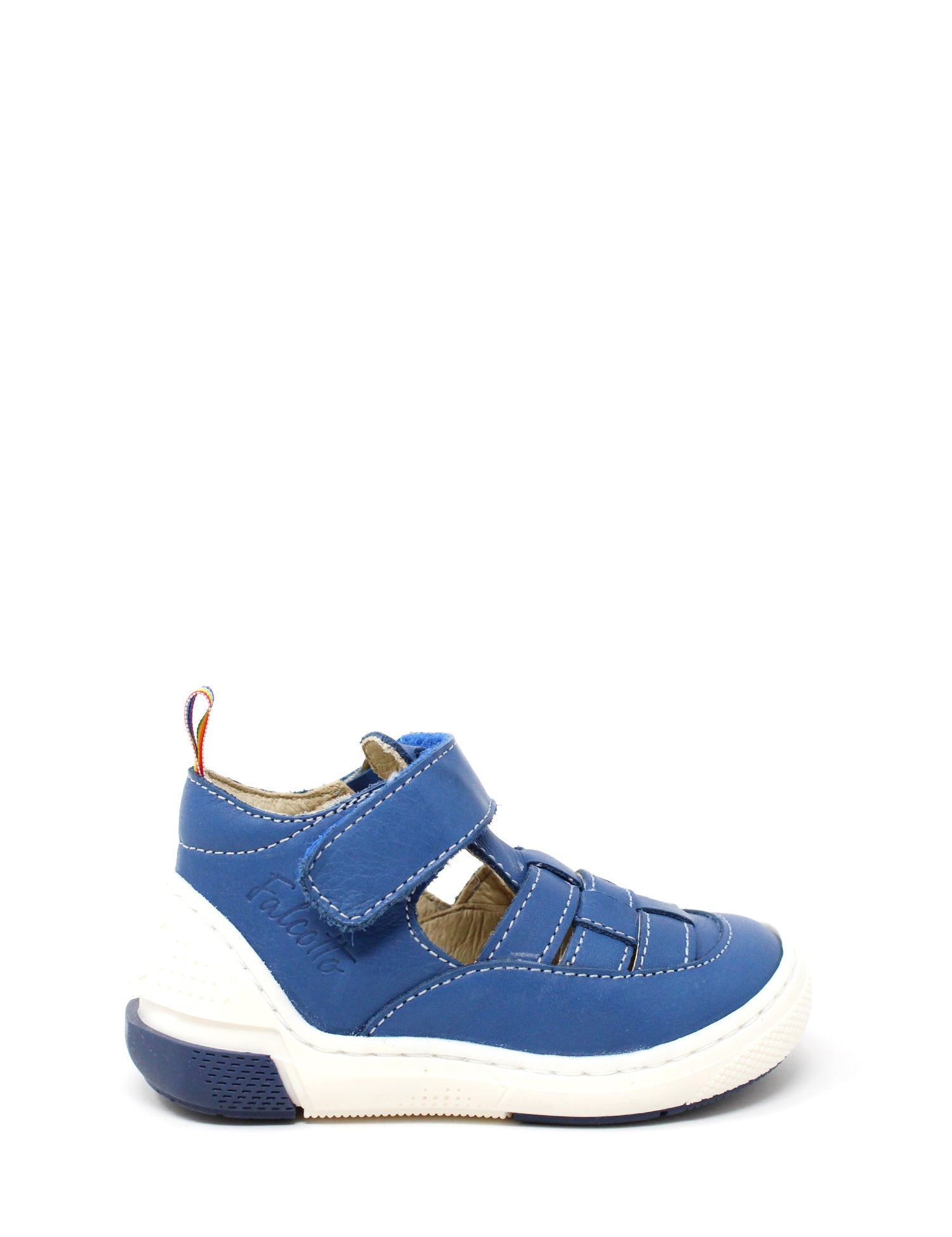 Sandali con strappi Blu Falcotto