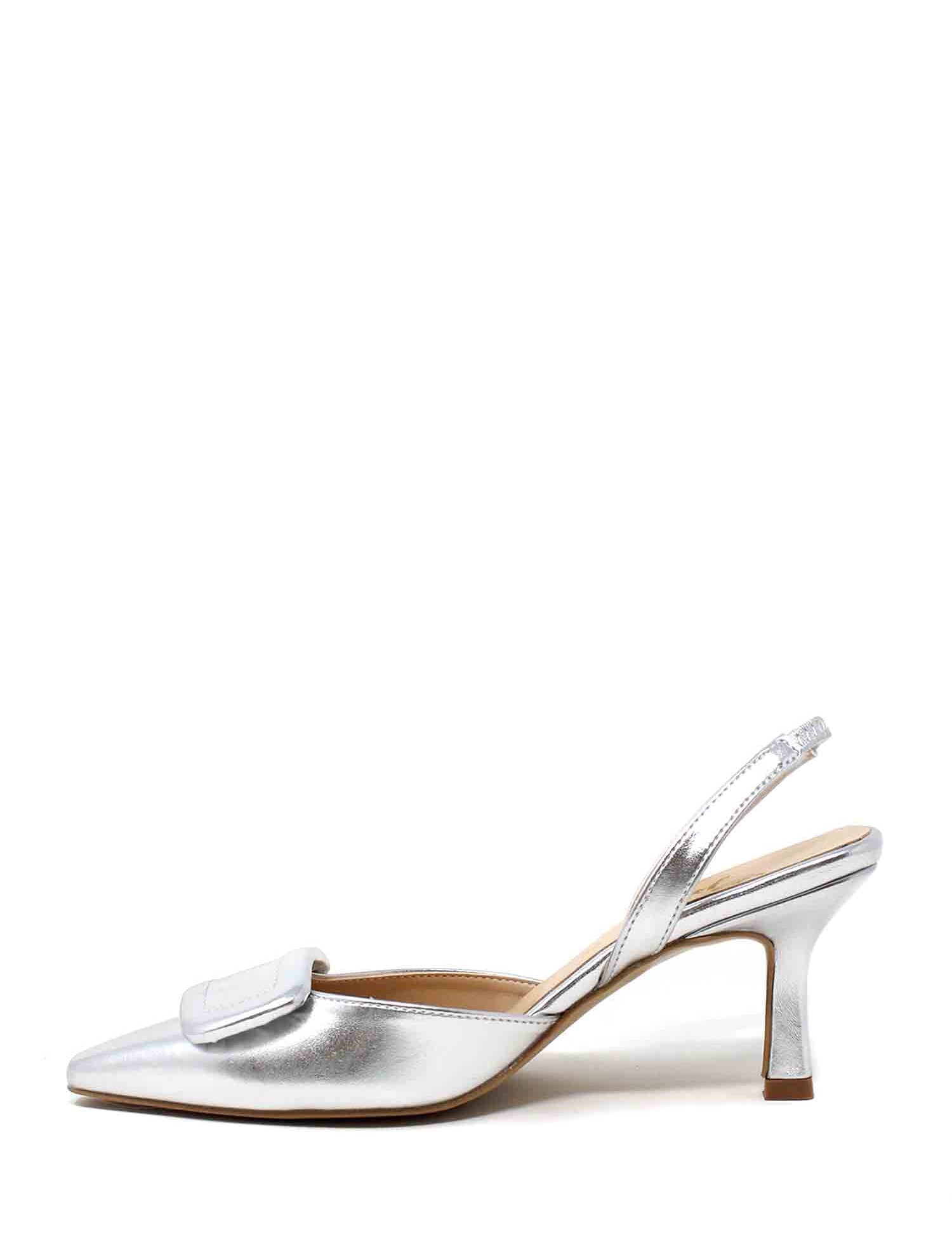 Decolleté Argentato Grace Shoes