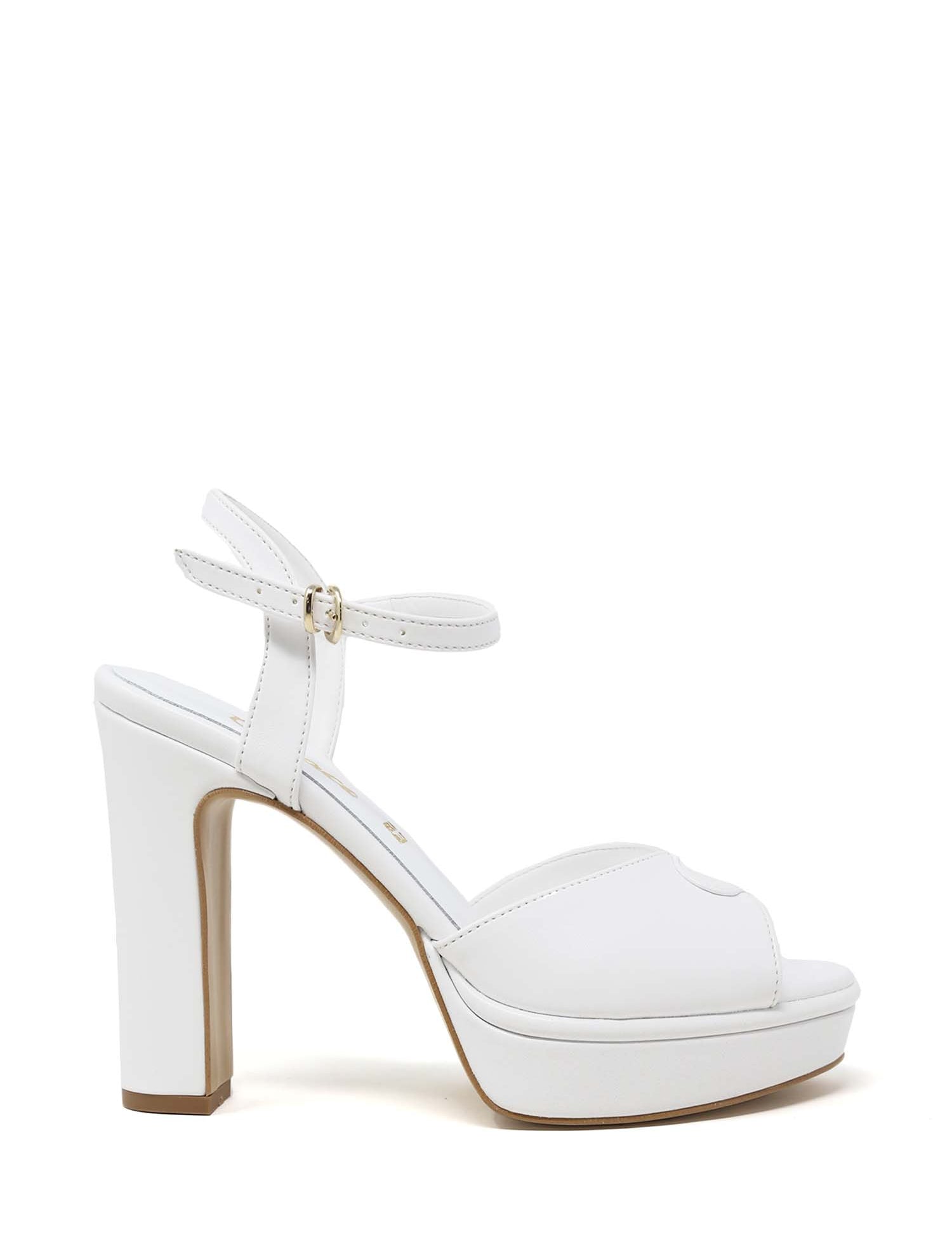 Sandali tacco Bianco Grace Shoes
