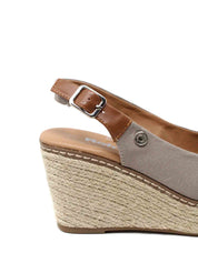 Sandali zeppa Grigio Refresh