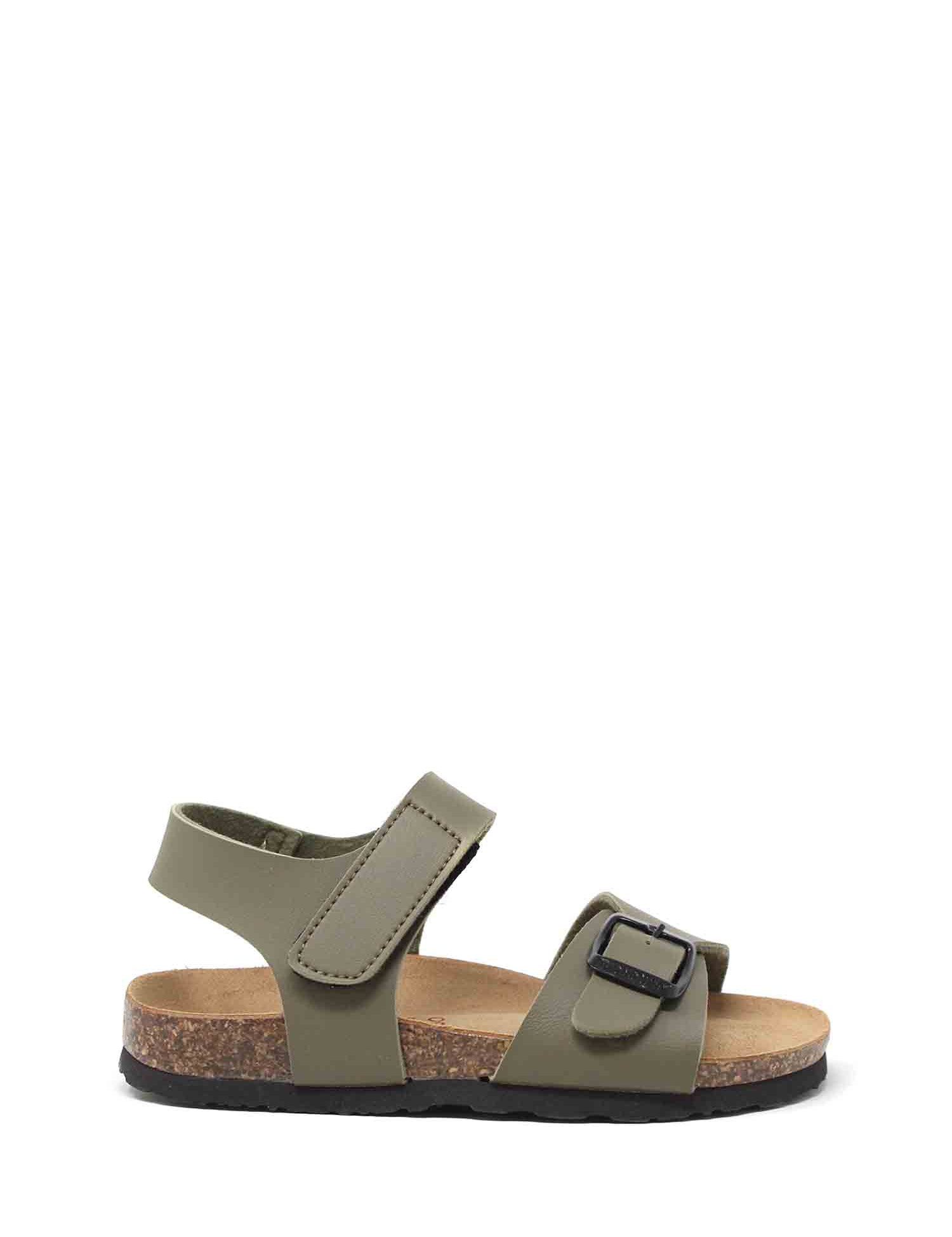 Sandali con strappi Verde Bionatura Kids